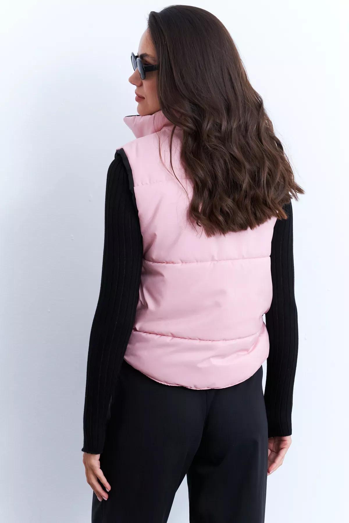 Pink-Black Double-Sided Inflatable Vest, C101_1815, large image number 4