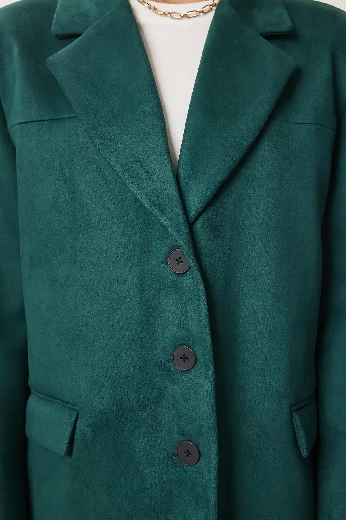 Emerald Double Breasted Blazer, , large image number 3