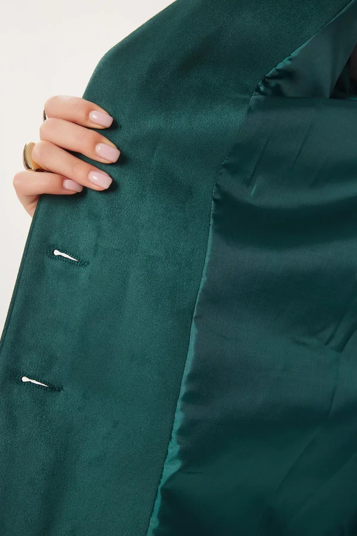 Emerald Double Breasted Blazer, , large image number 4