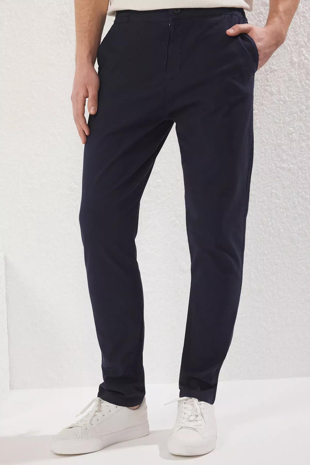 Blue Regular Fit Trousers, , large image number 2