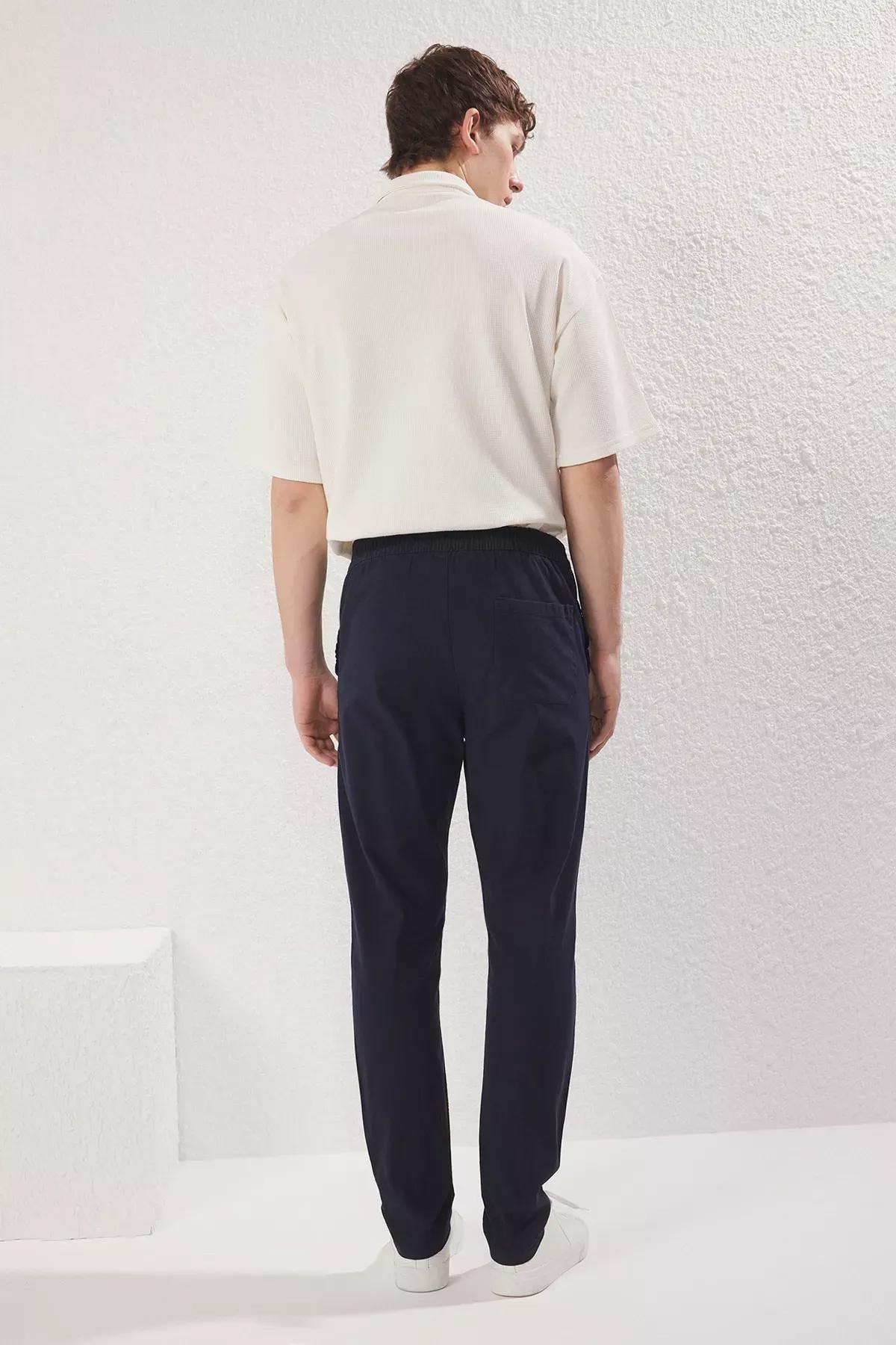 Blue Regular Fit Trousers, , large image number 3