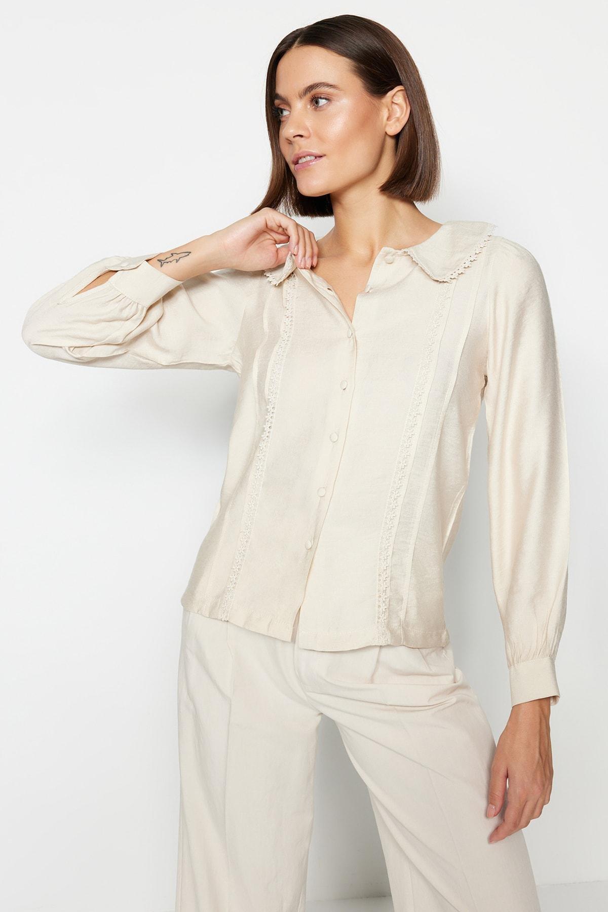 Grey Balloon Sleeves Shirt, , large image number 1