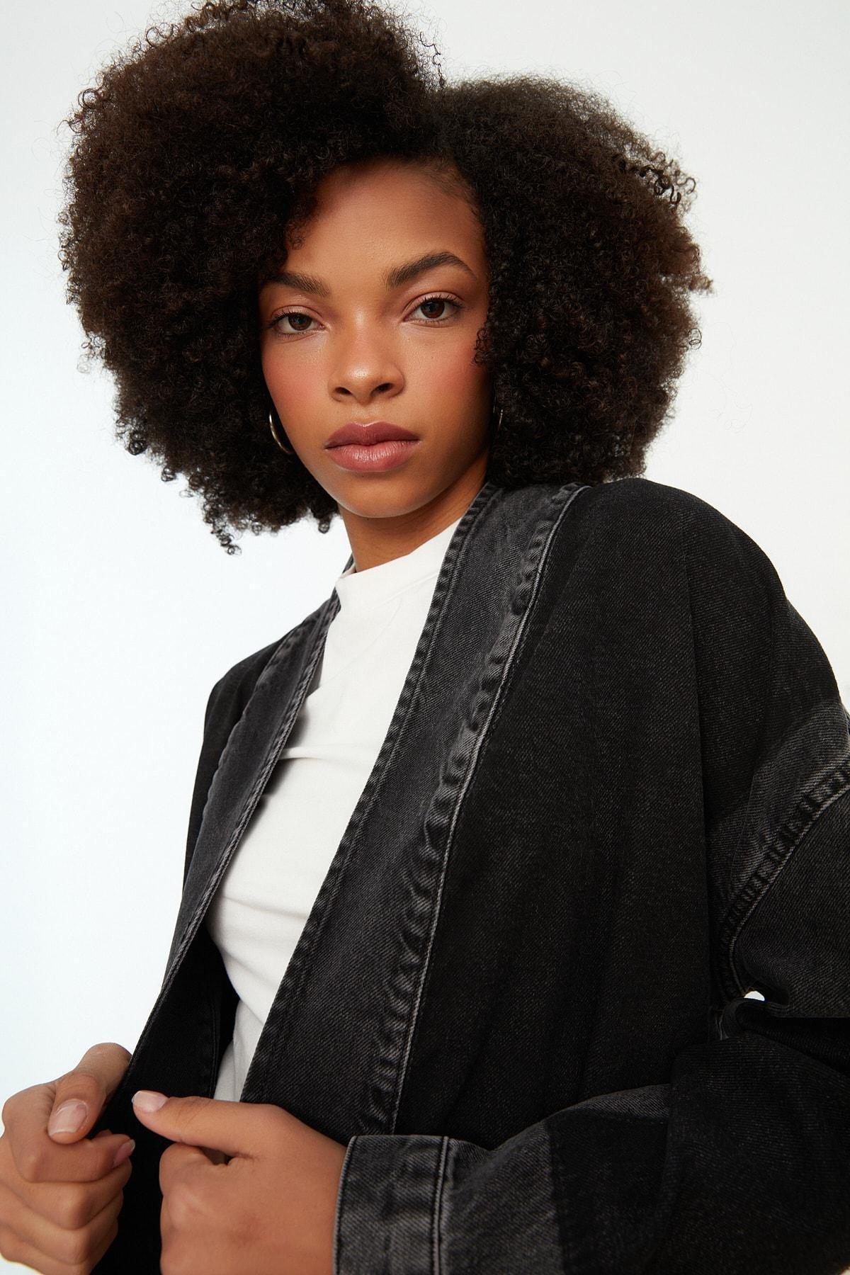 Grey Regular Jacket, , large image number 3
