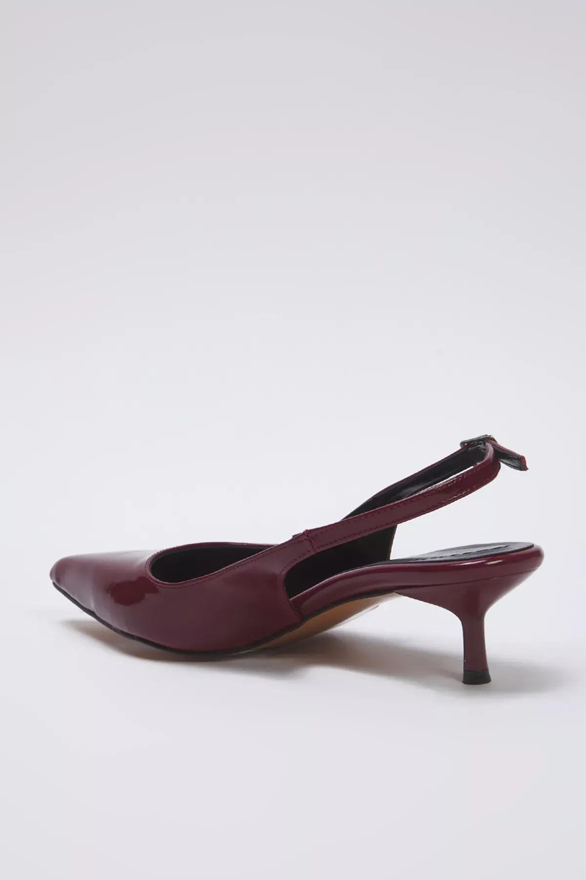 Burgundy Patent Leather KitBrown Heels, Burgundy, large image number 3