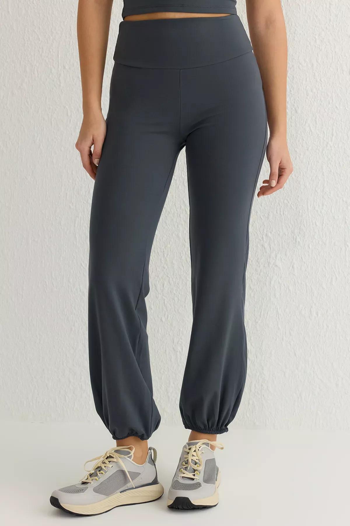 Grey Reflective Sports Sweatpants, , large image number 2