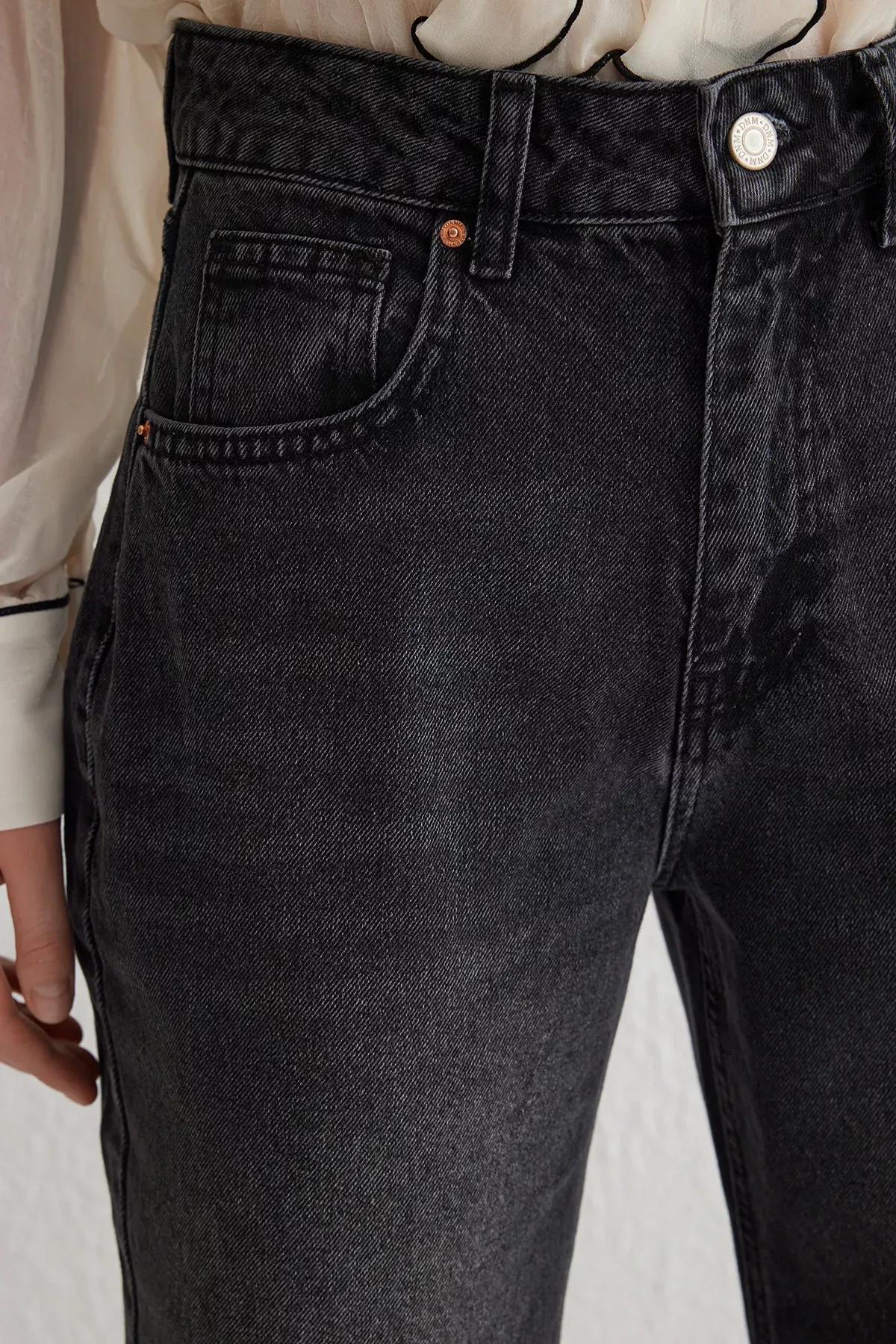 Black Wide Leg Jeans, , large image number 3