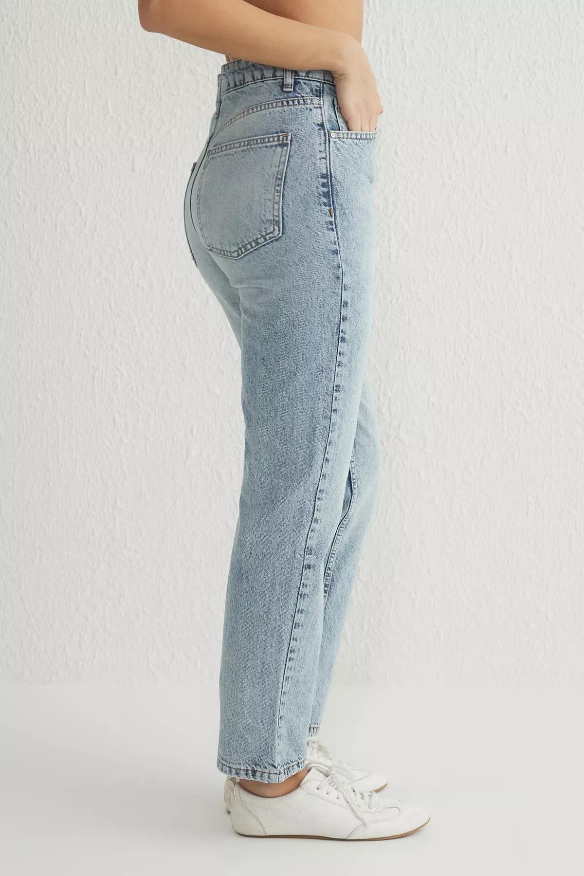 Blue Straight Fit Jeans, , large image number 7