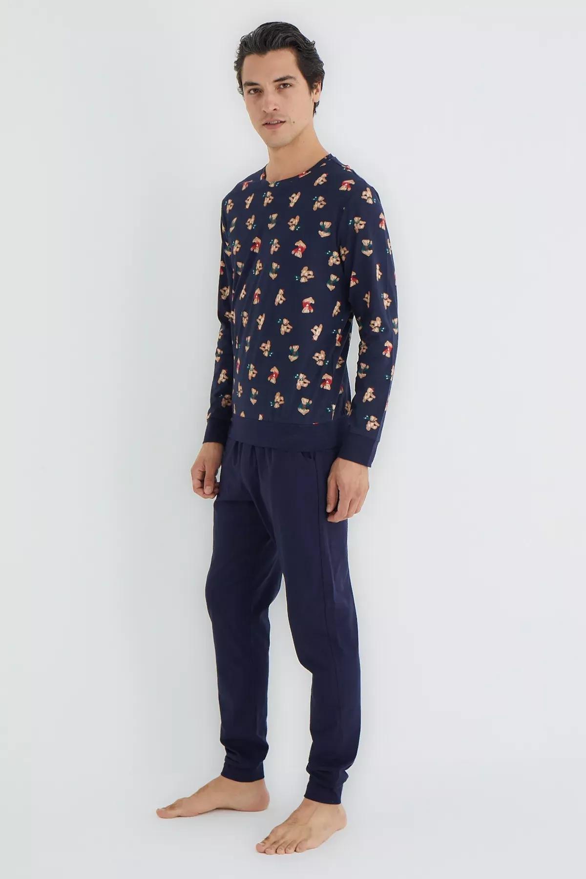Multicolour Knitted Pyjamas Set, , large image number 0