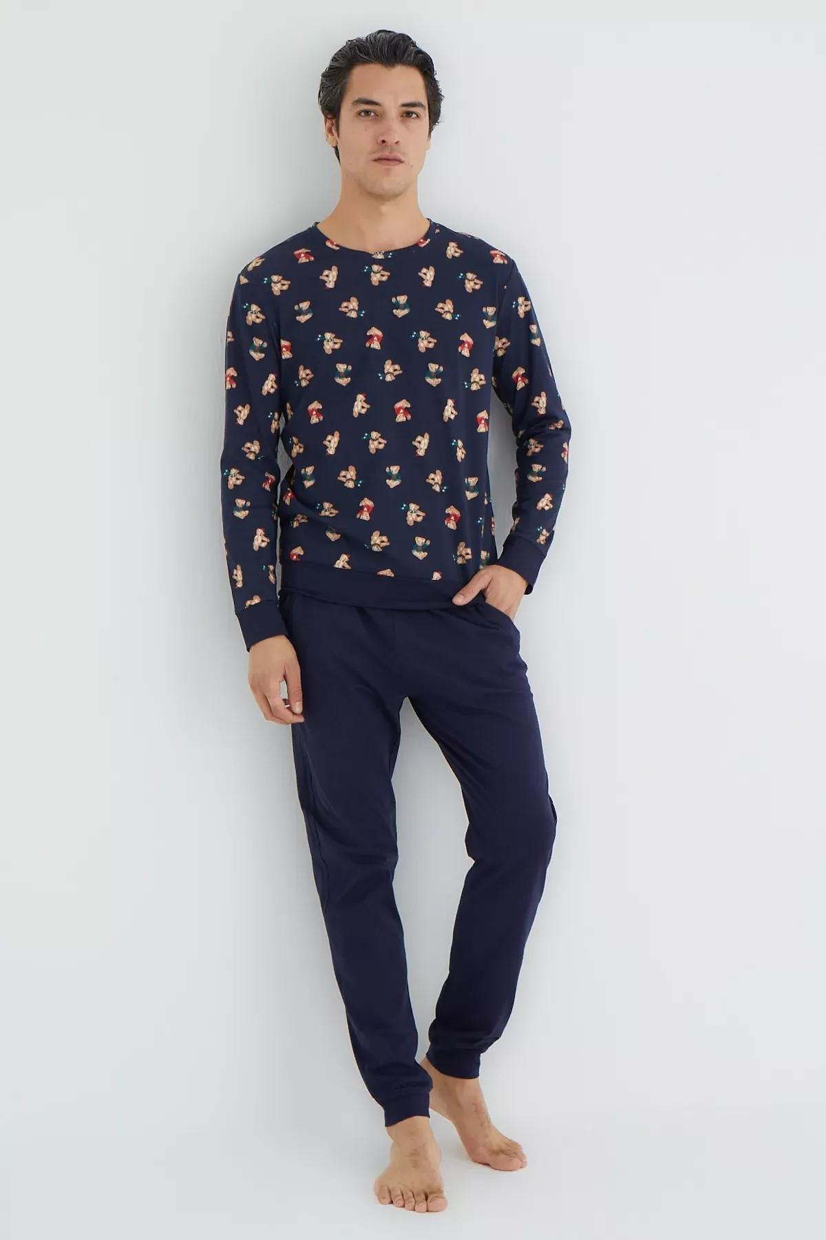 Multicolour Knitted Pyjamas Set, , large image number 1