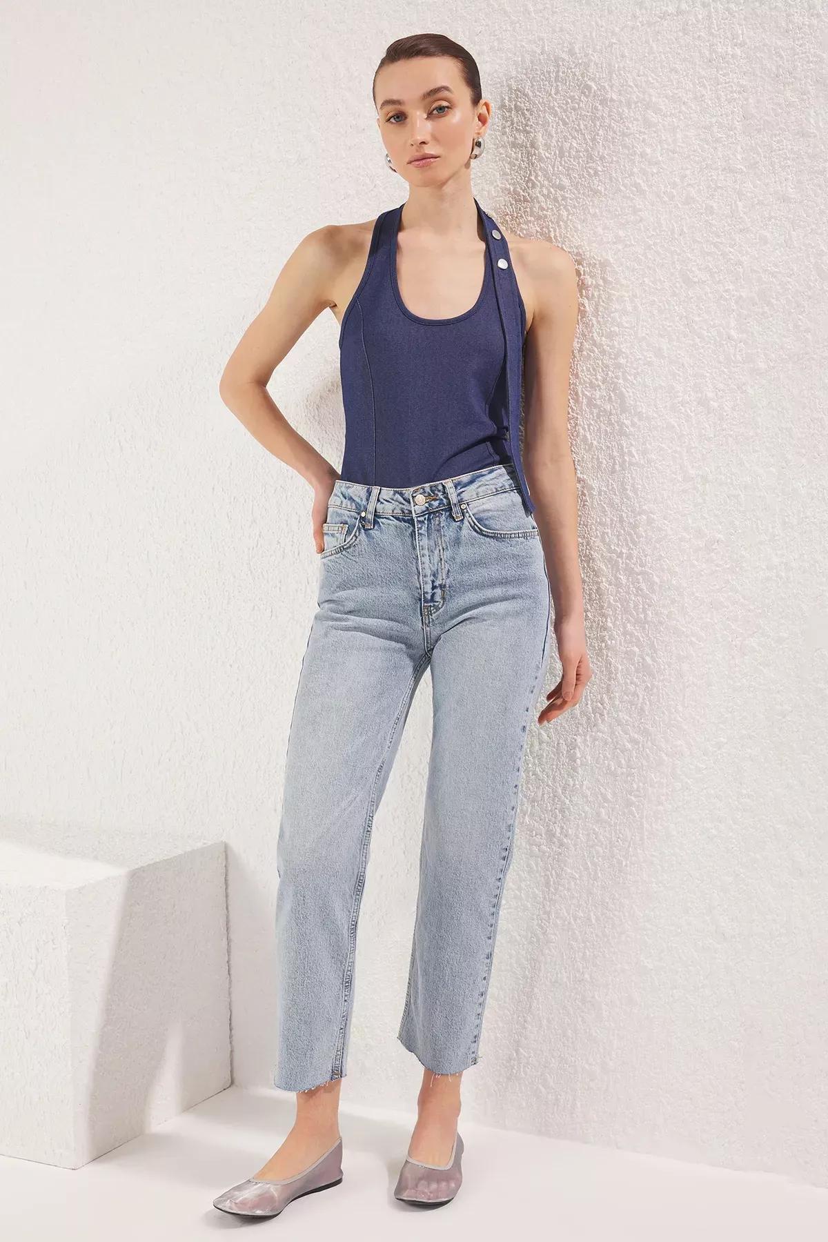 Light Blue Comfort Fit Jeans, LIGHT BLUE, large image number 0