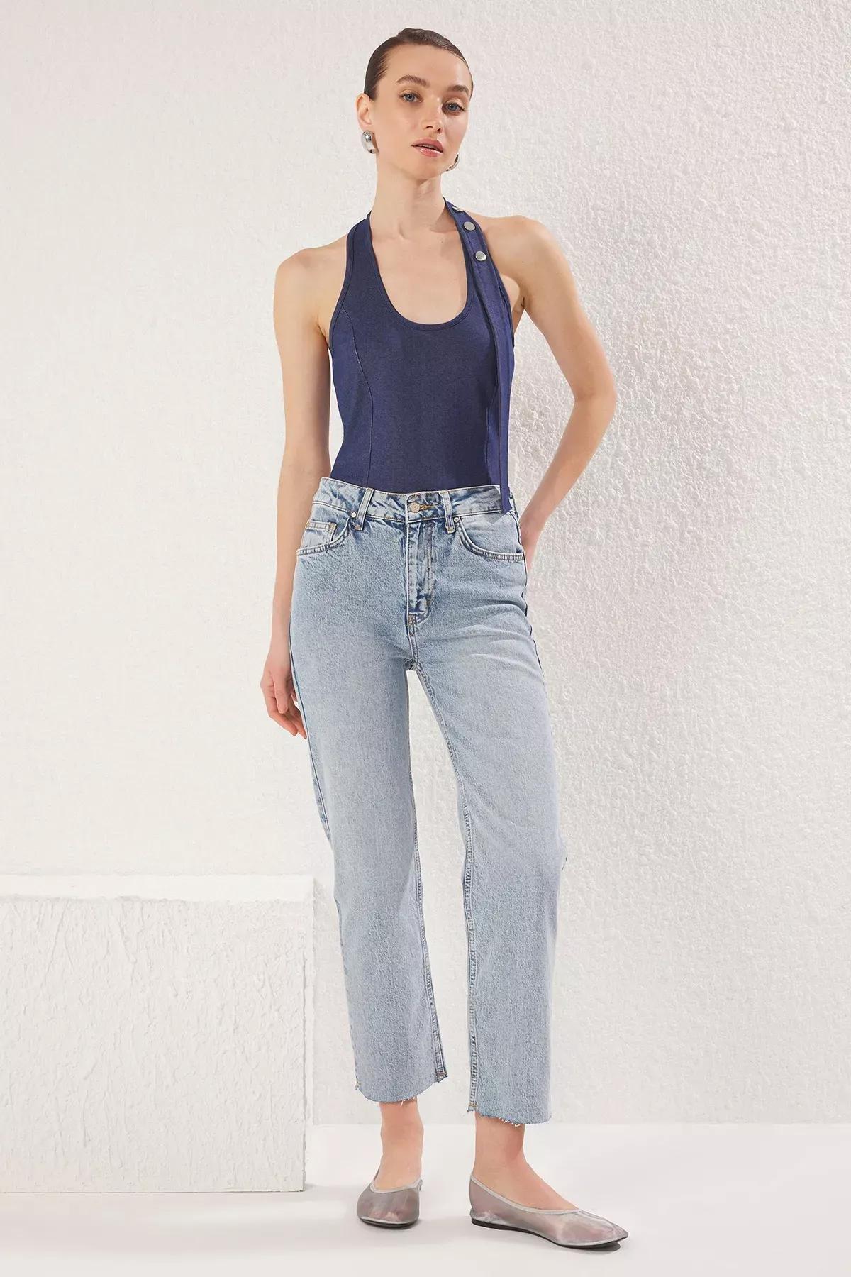 Light Blue Comfort Fit Jeans, LIGHT BLUE, large image number 1