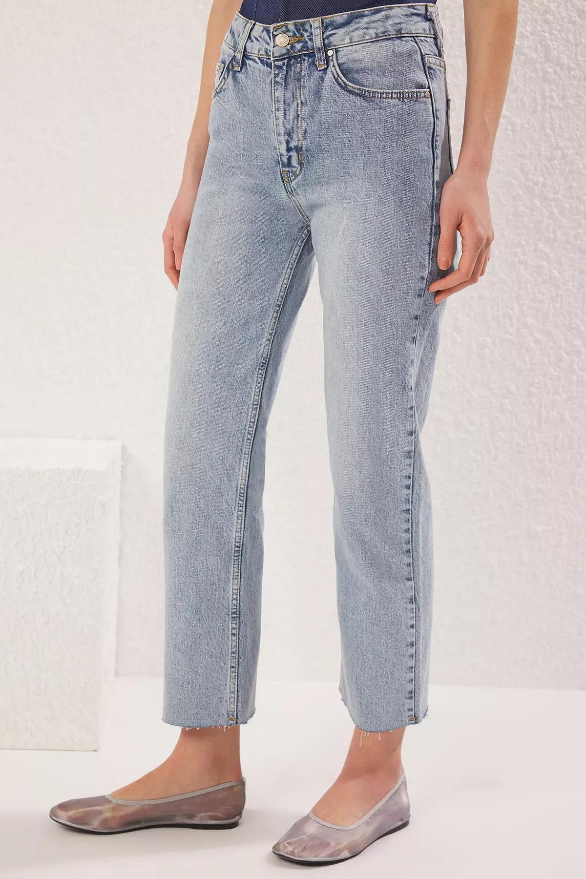 Light Blue Comfort Fit Jeans, LIGHT BLUE, large image number 2