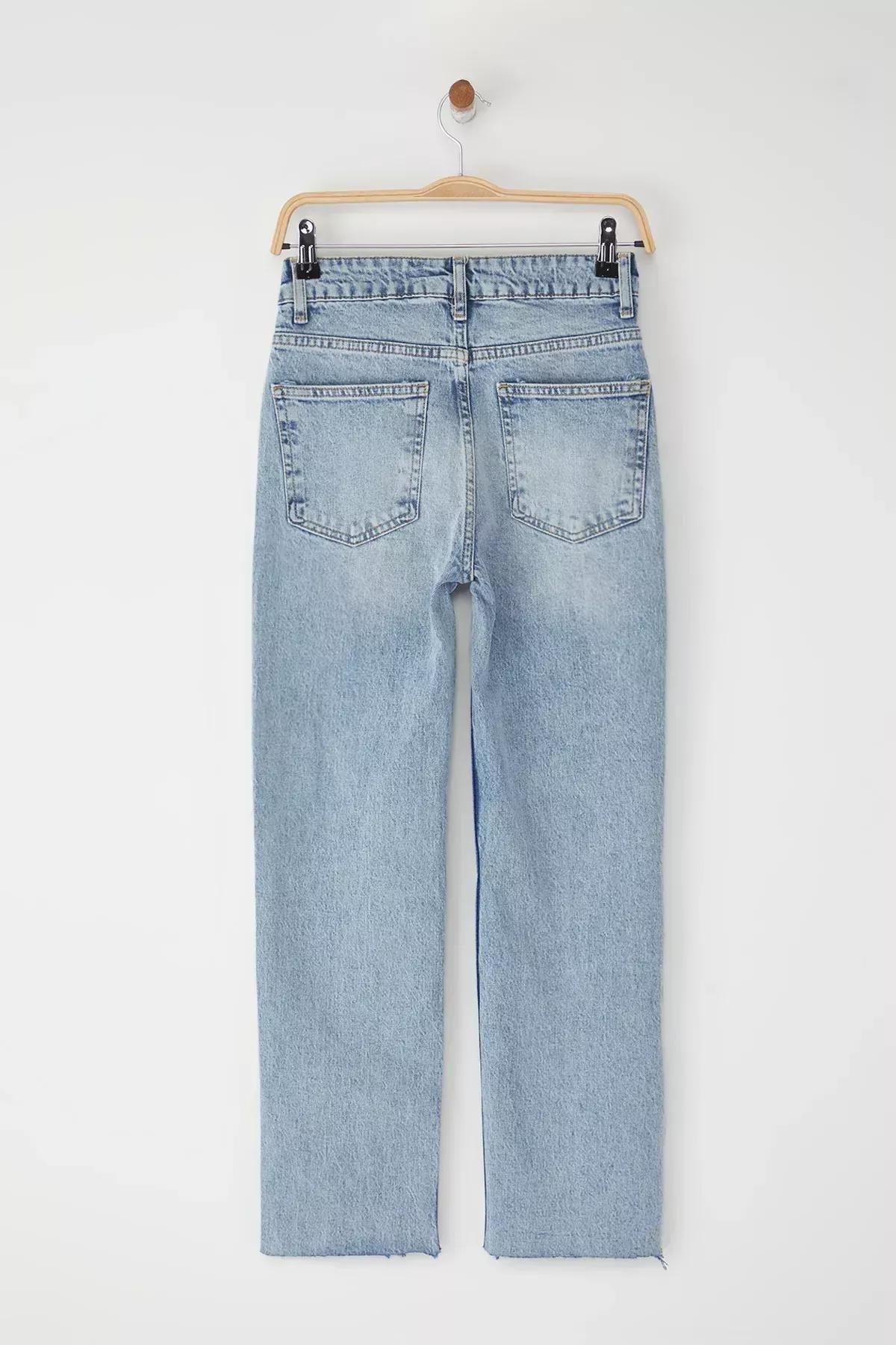 Light Blue Comfort Fit Jeans, LIGHT BLUE, large image number 5