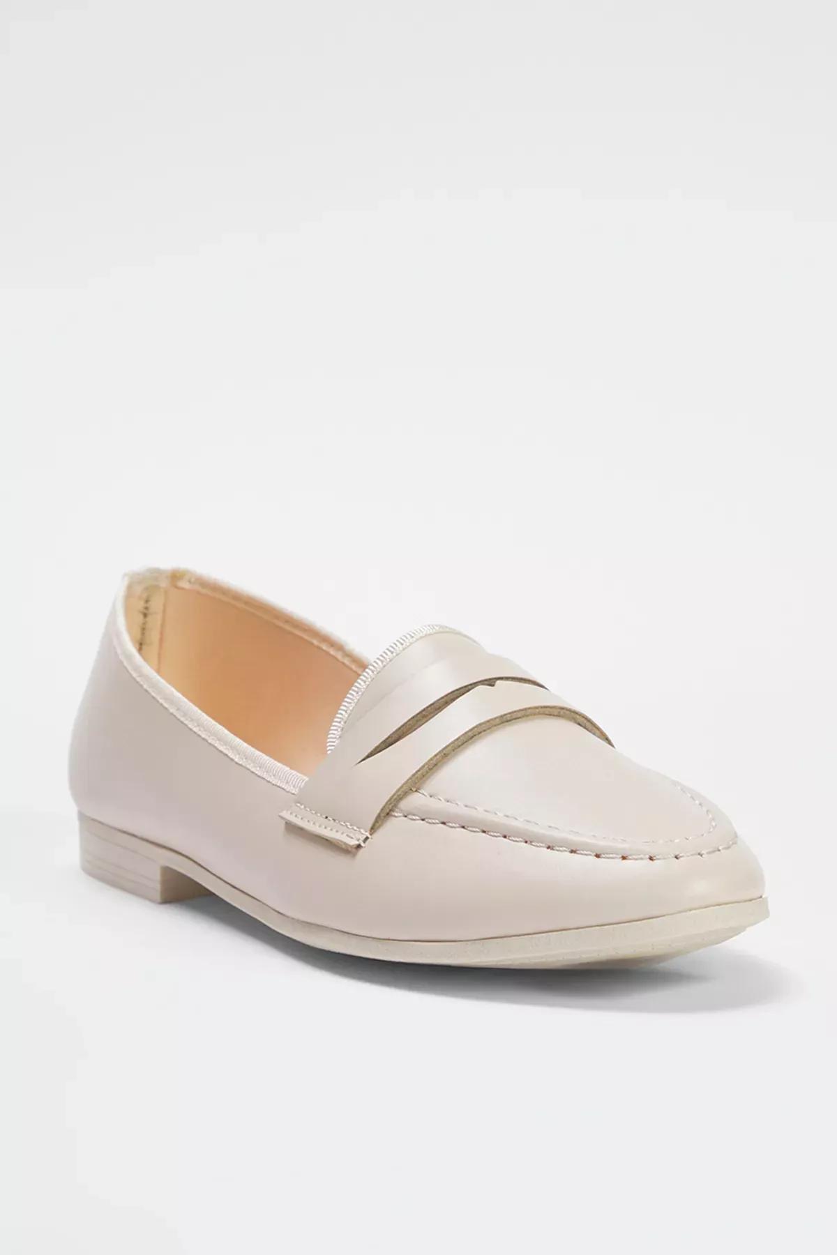 Beige Flexible Sole Loafers, , large image number 3