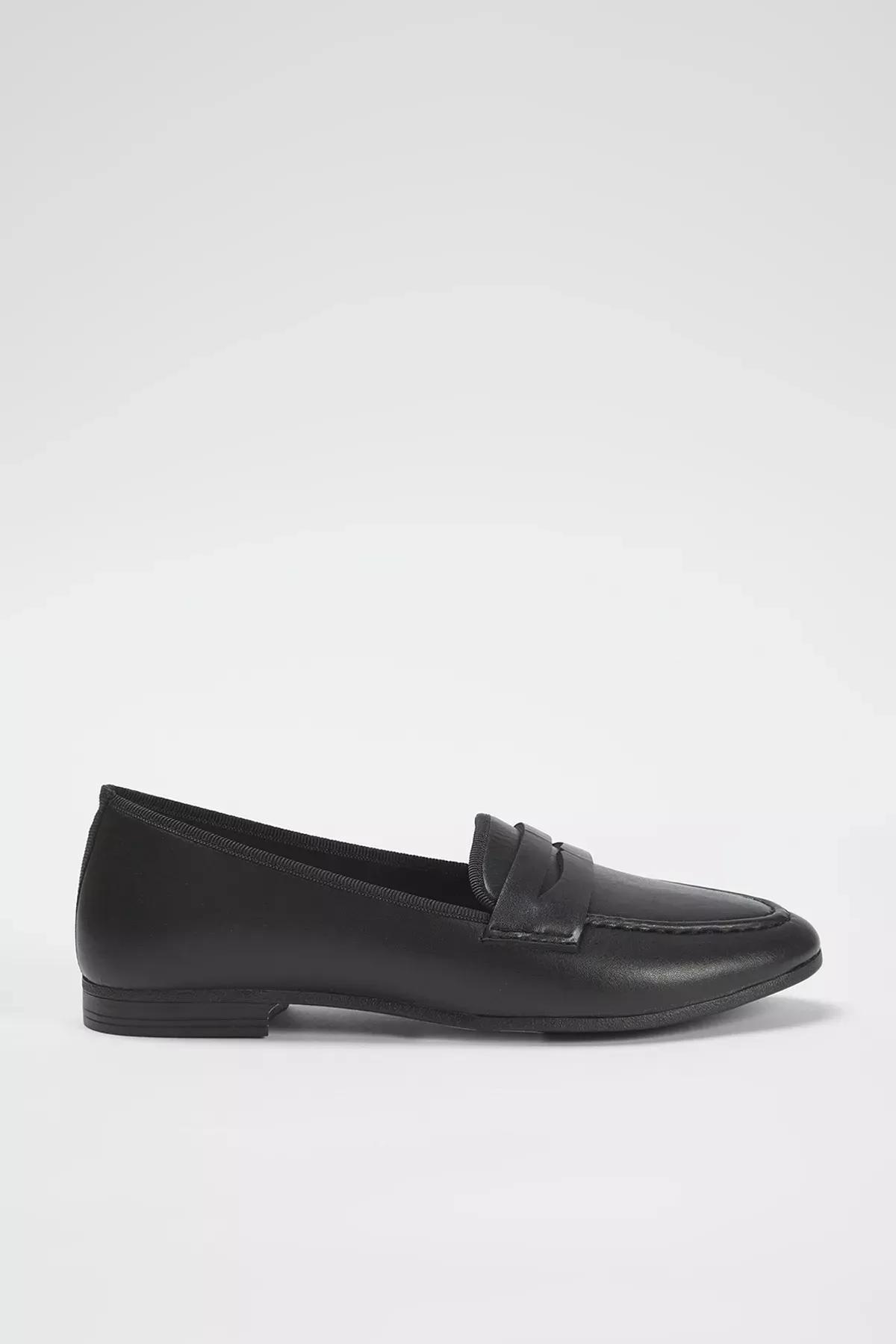 Black Flexible Sole Loafers, , large image number 2