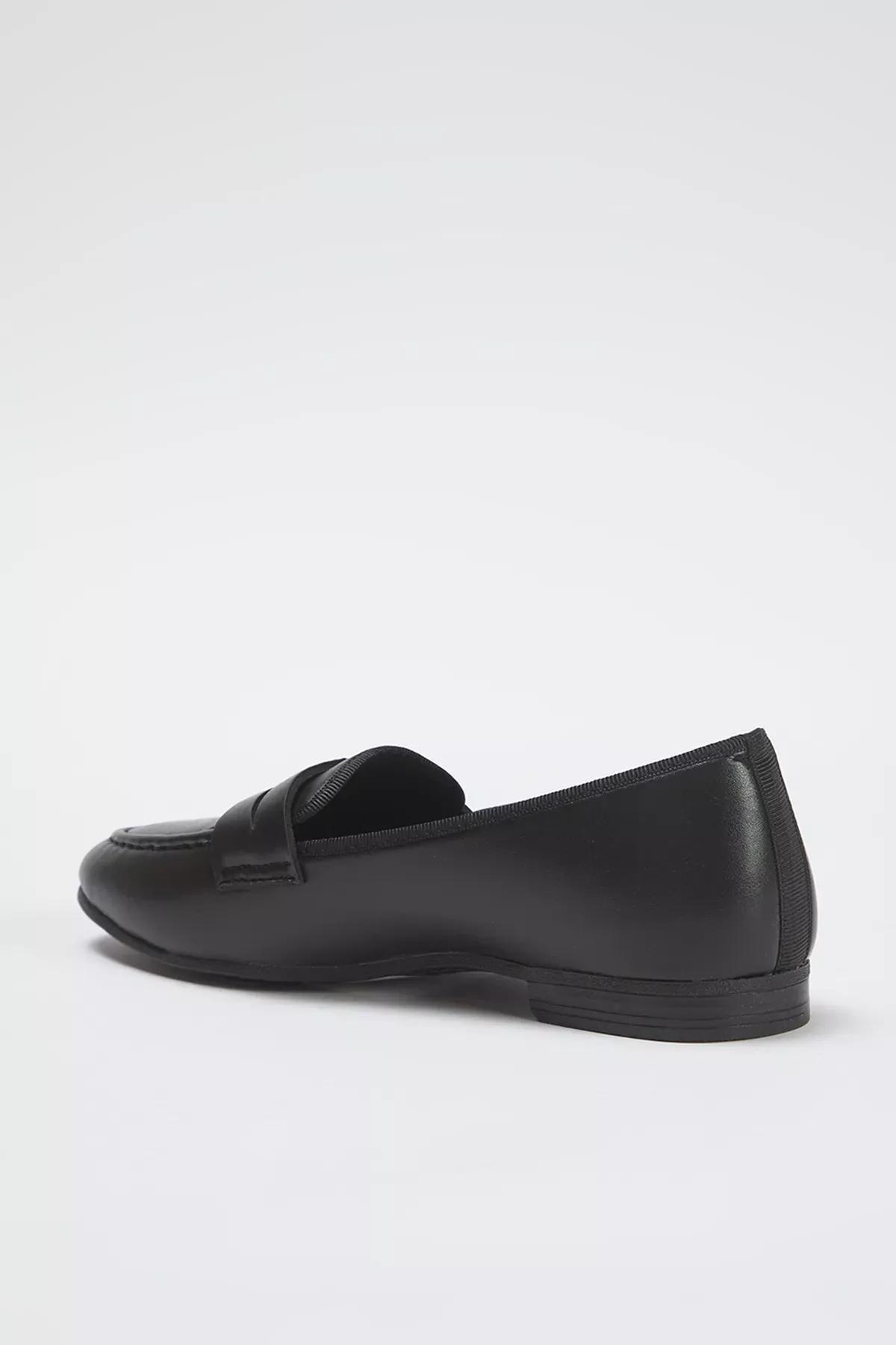 Black Flexible Sole Loafers, , large image number 3
