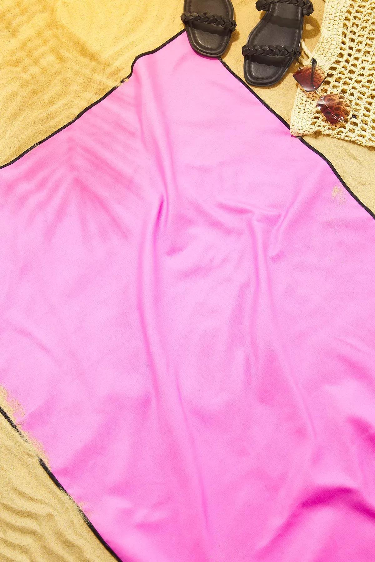 Pink Microfiber Towel, C101_1904, large image number 1