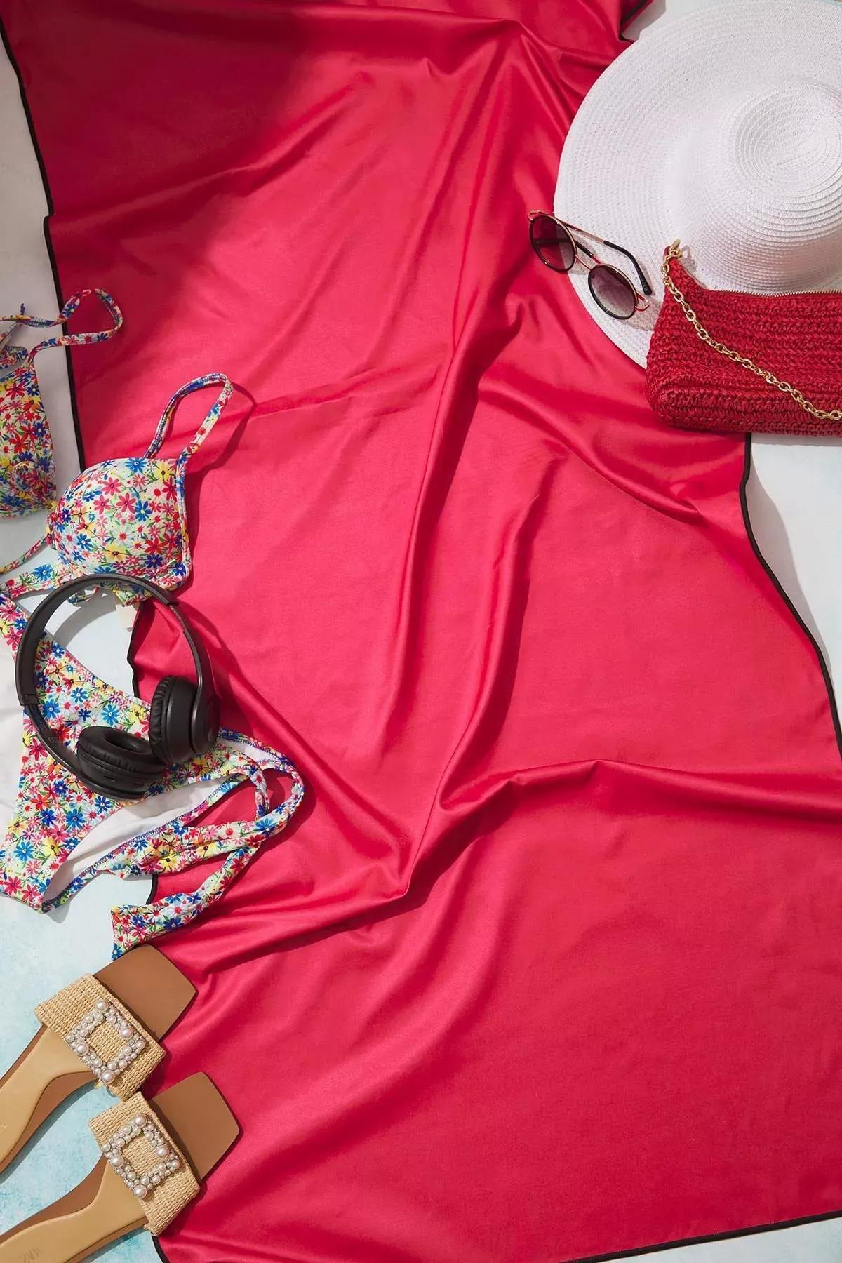 Pink Microfiber Towel, C101_7404, medium