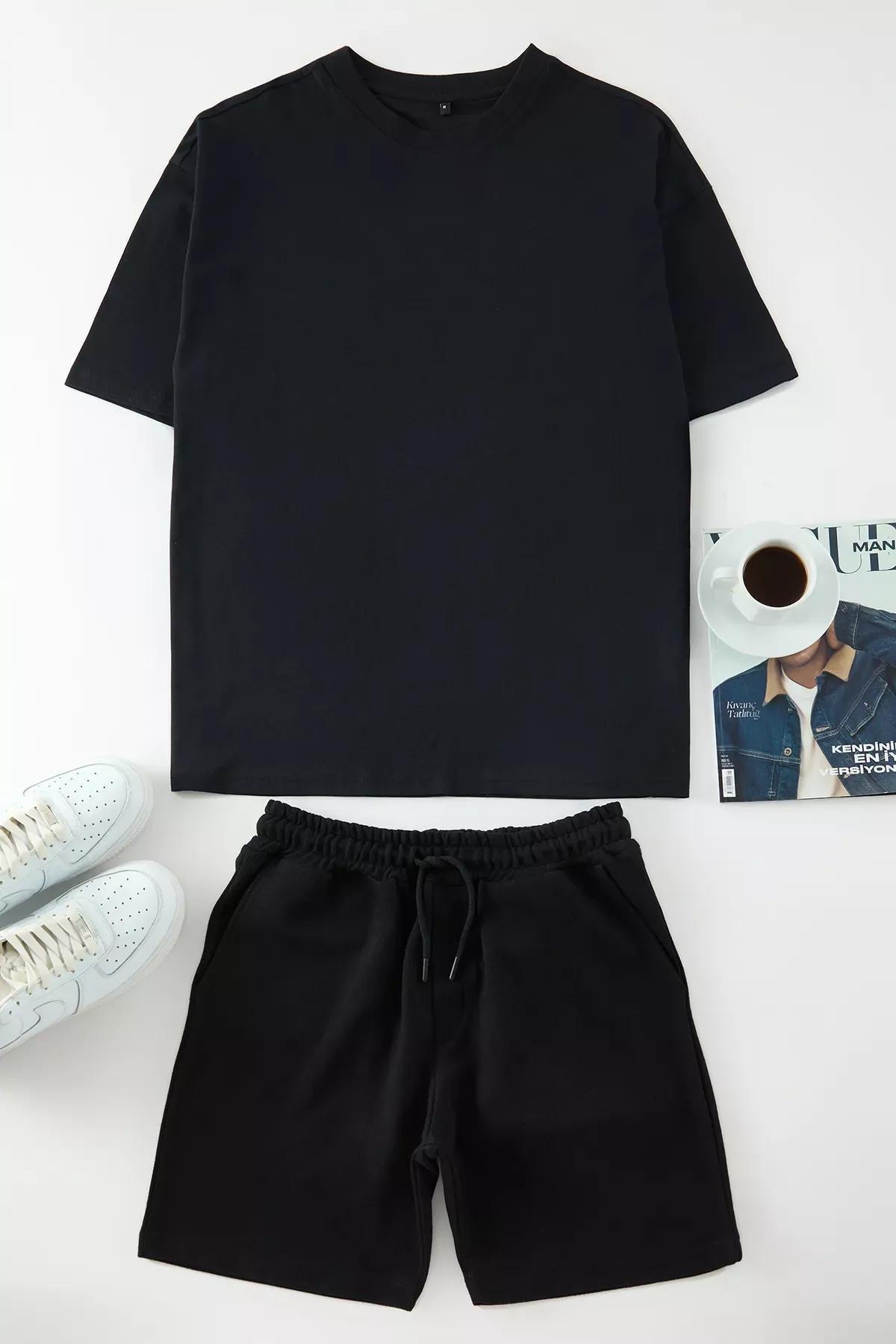 Black 3-Piece Oversize Tracksuit Set, , large image number 2