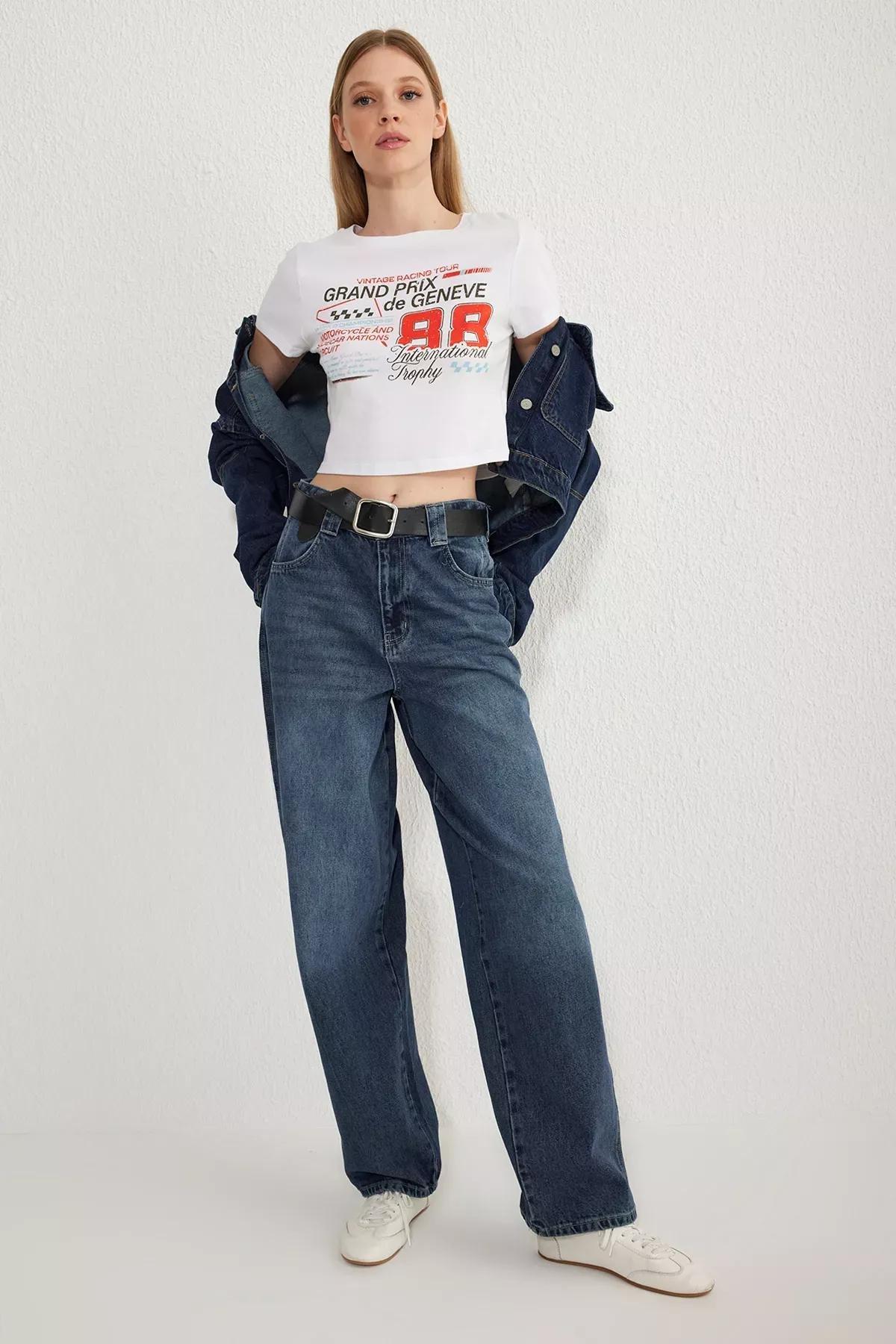 Blue Skater Pocket Jeans, , large image number 0