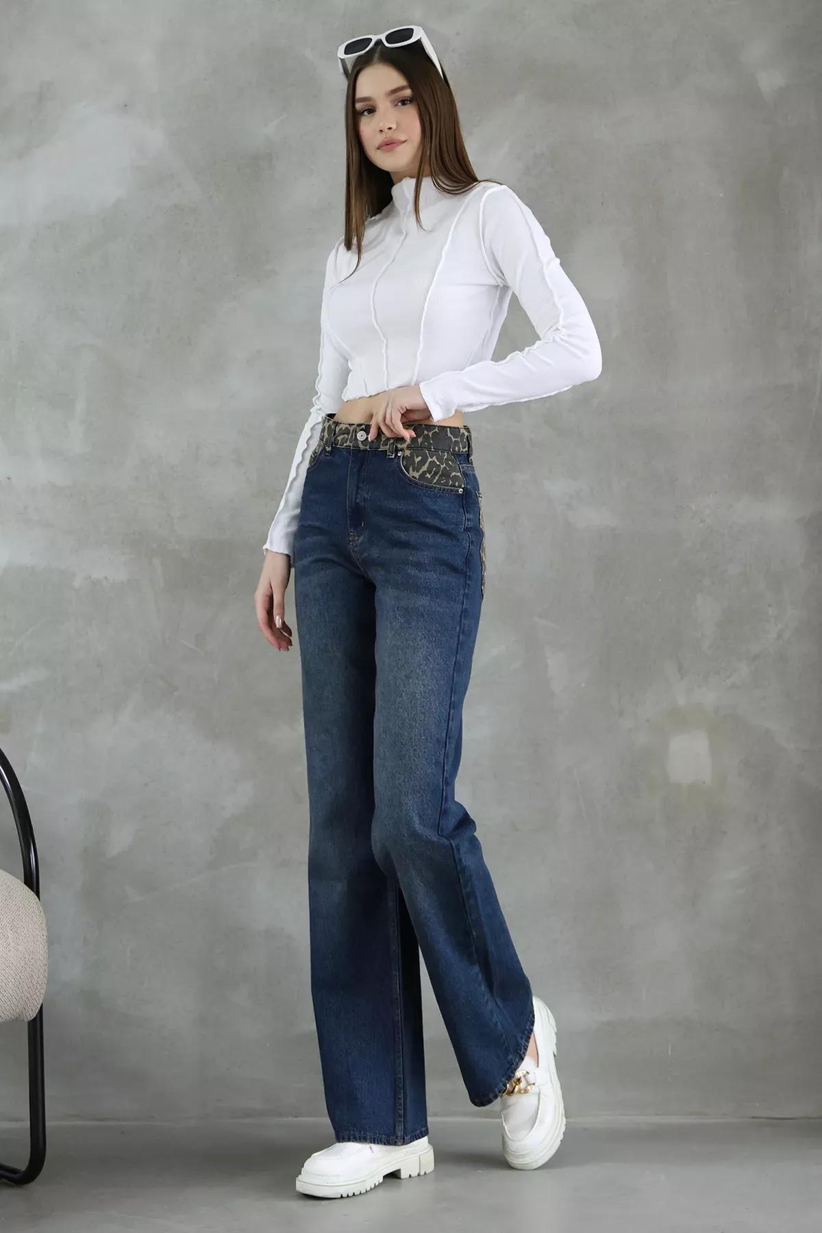 Blue  Pocket Jeans, DARK BLUE, large image number 0
