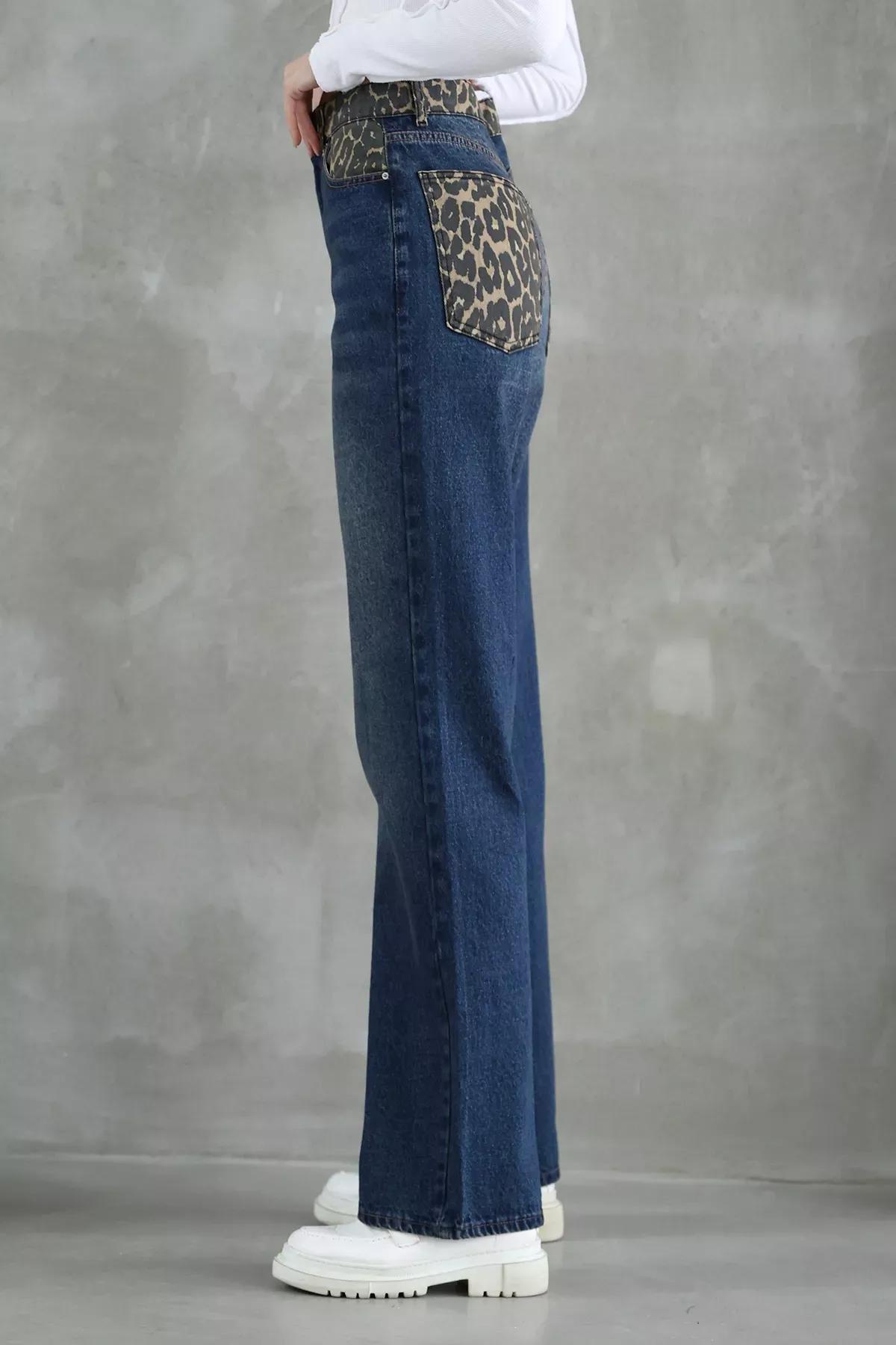 Blue  Pocket Jeans, DARK BLUE, large image number 2