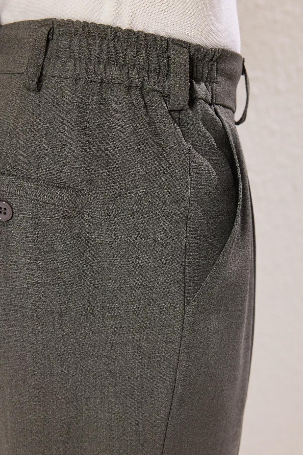 Grey Sustainable Wideleg Relaxed Fit Trousers, , large image number 5