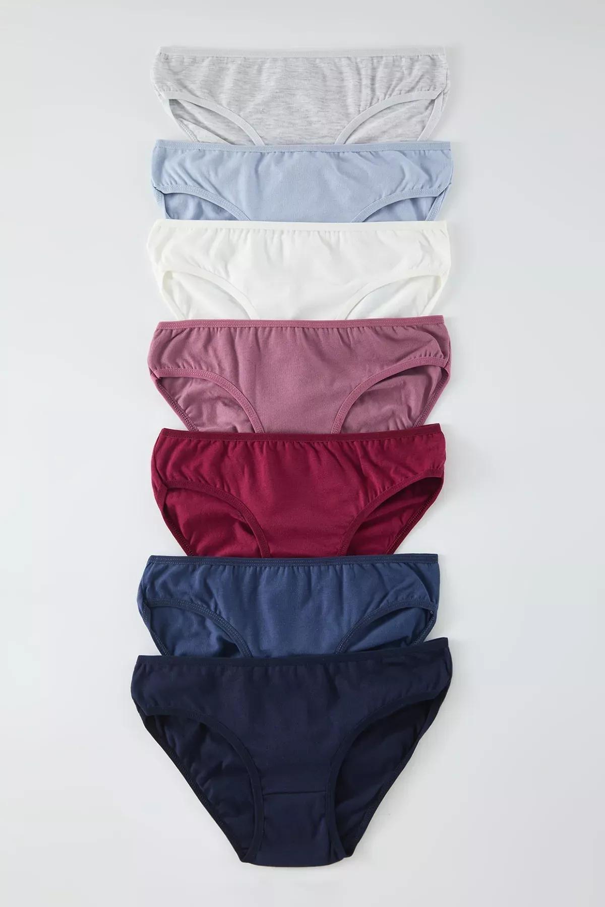 Blue-Multi Set of 7 Panties, Blue-Multicolor, medium