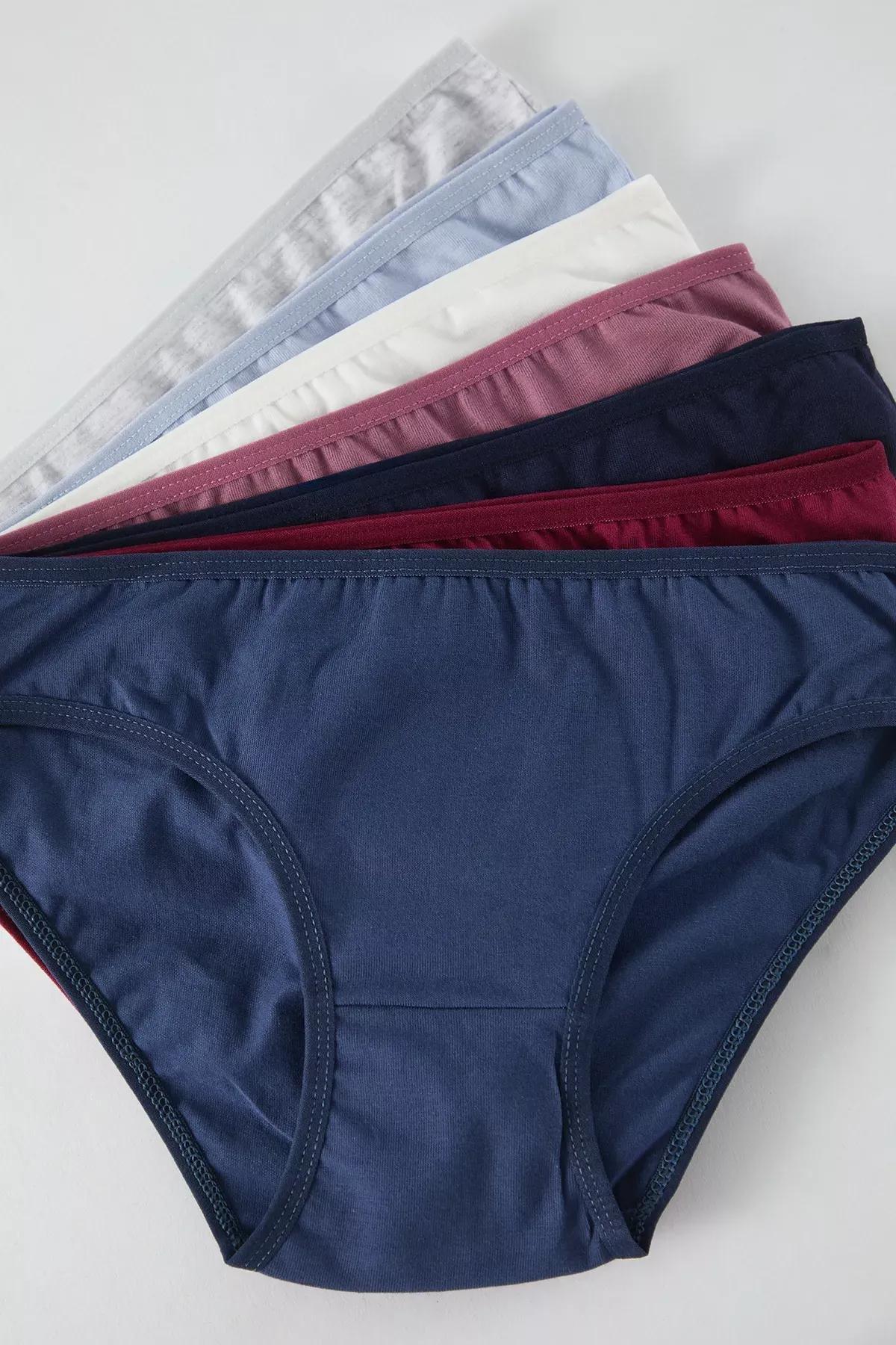 Blue-Multi Set of 7 Panties, Blue-Multicolor, medium