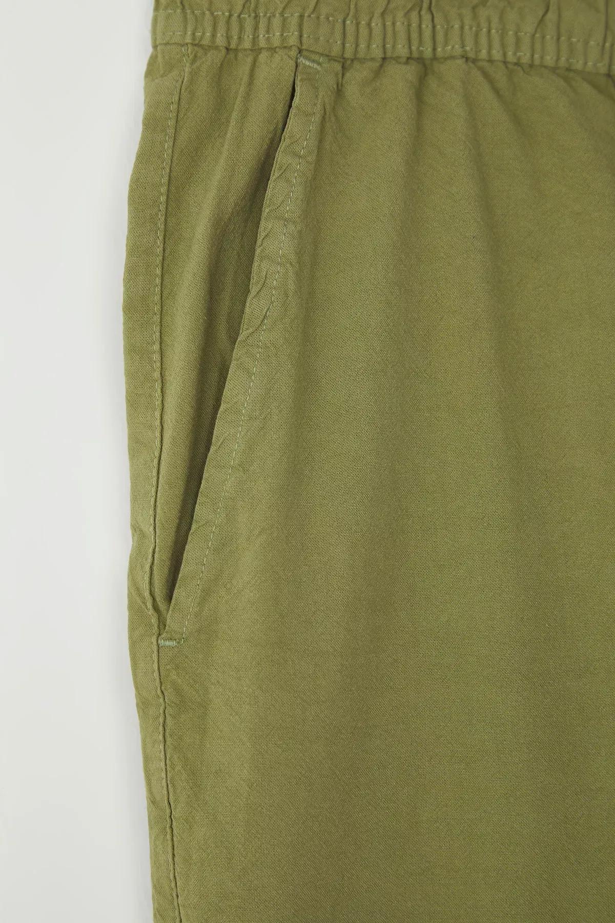 Green Loose Laced Plus-Size Shorts, , large image number 2