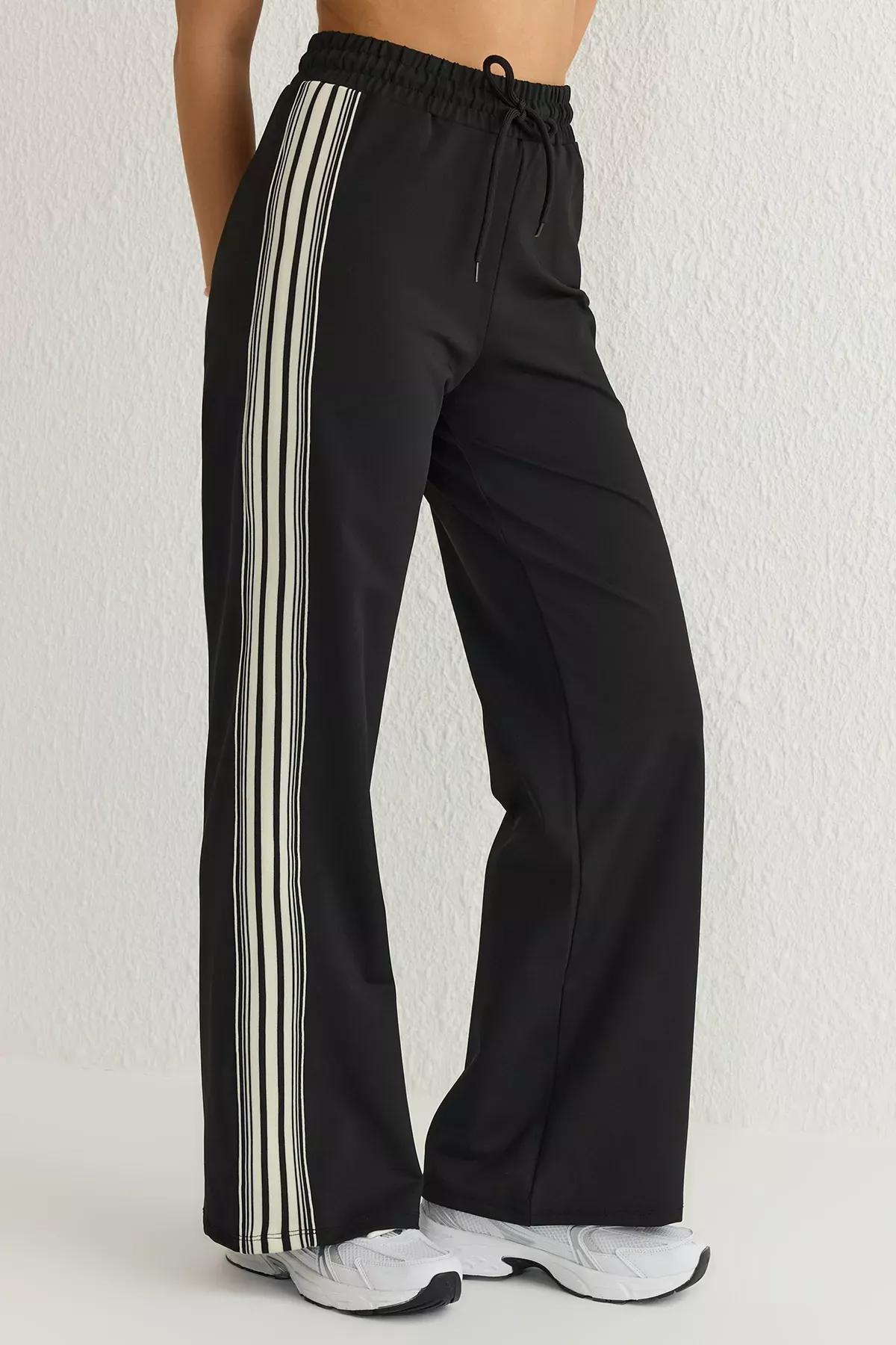 بنطال رياضي سكوبا مخطط، أسود, , large image number 2