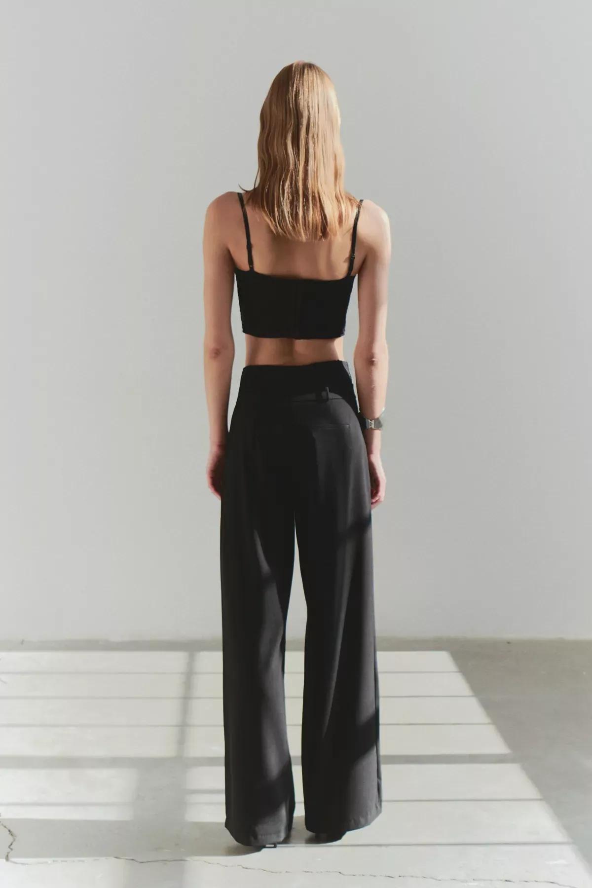 Black Tulle Corset Trousers, , large image number 5