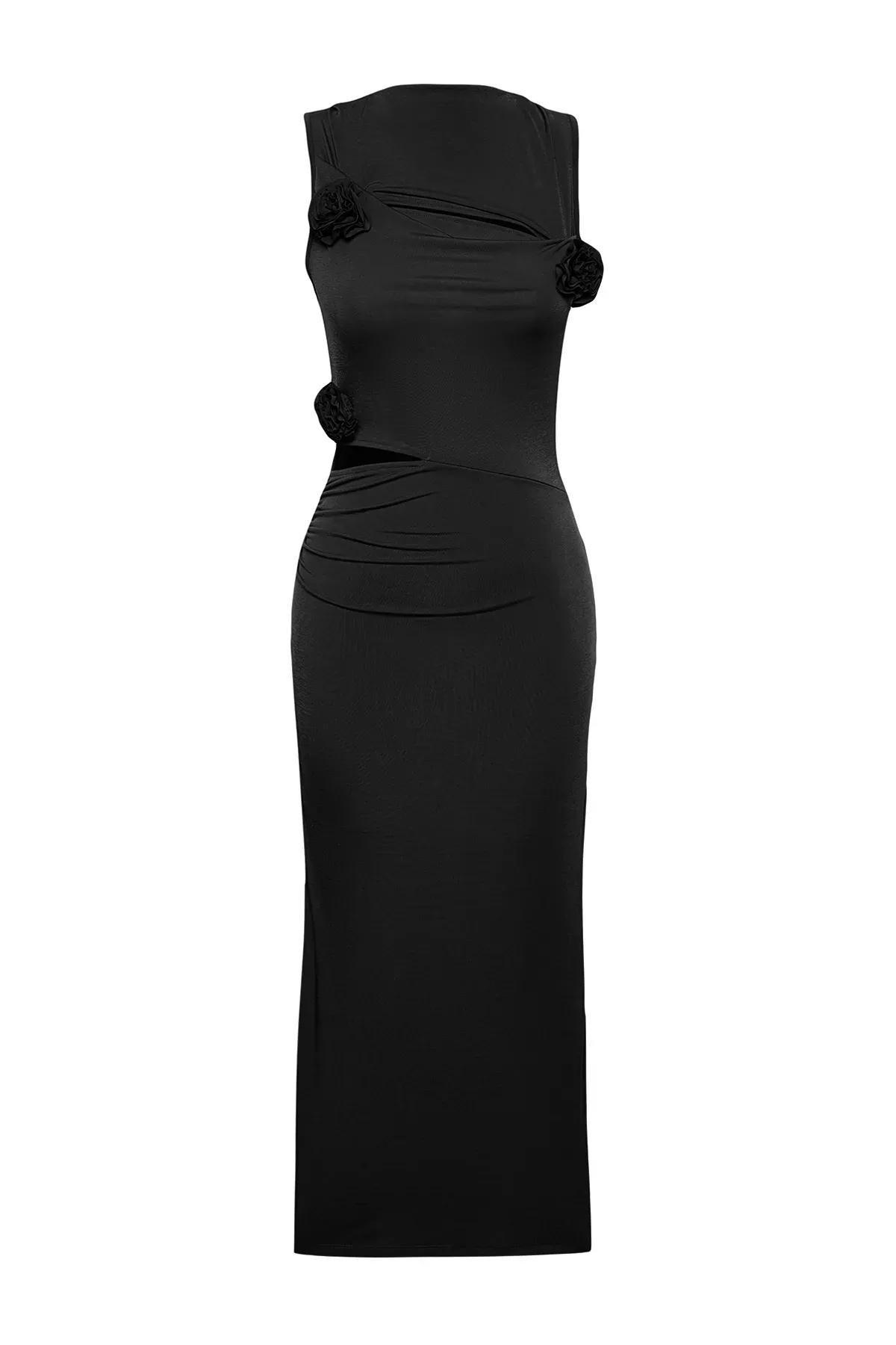 Black Limited Edition Bodycon Dress, BLACK, large image number 0