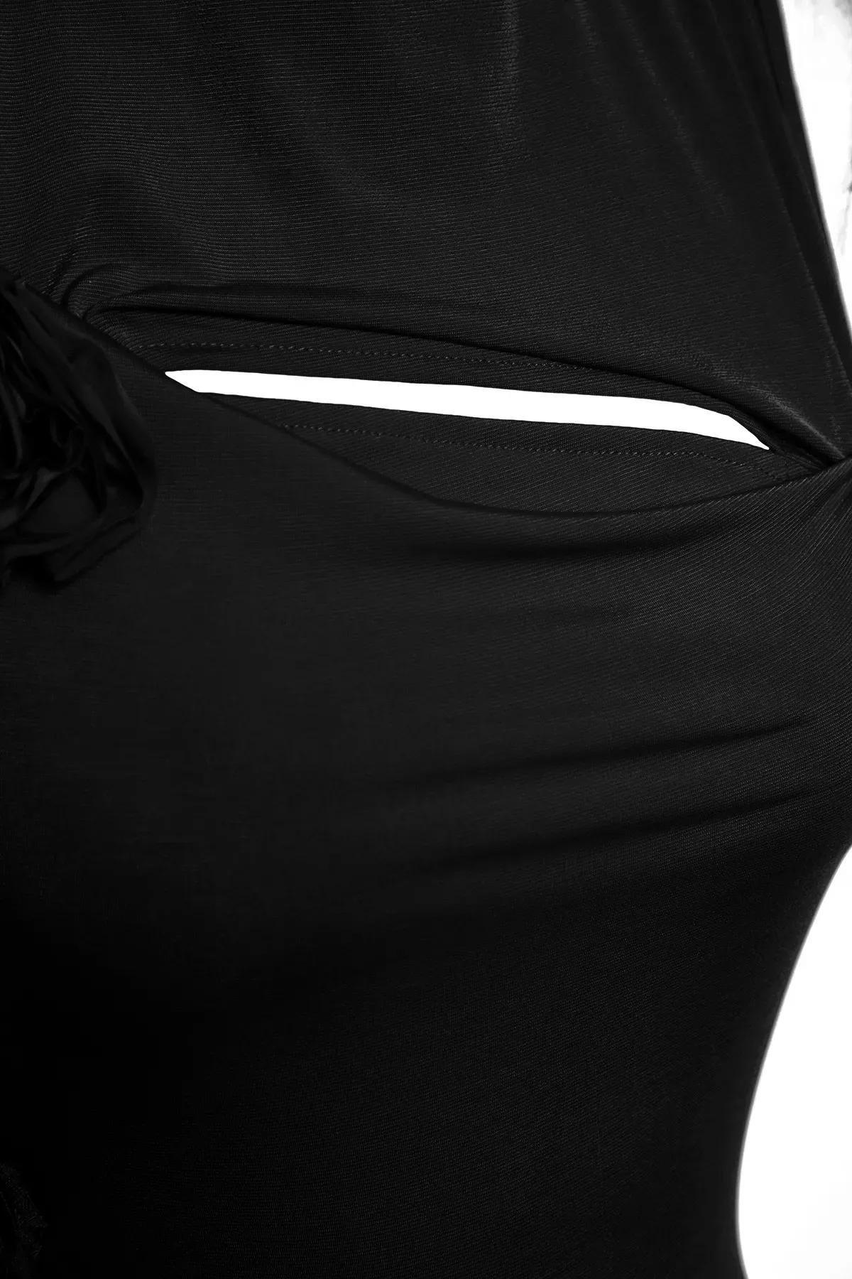 Black Limited Edition Bodycon Dress, BLACK, large image number 3