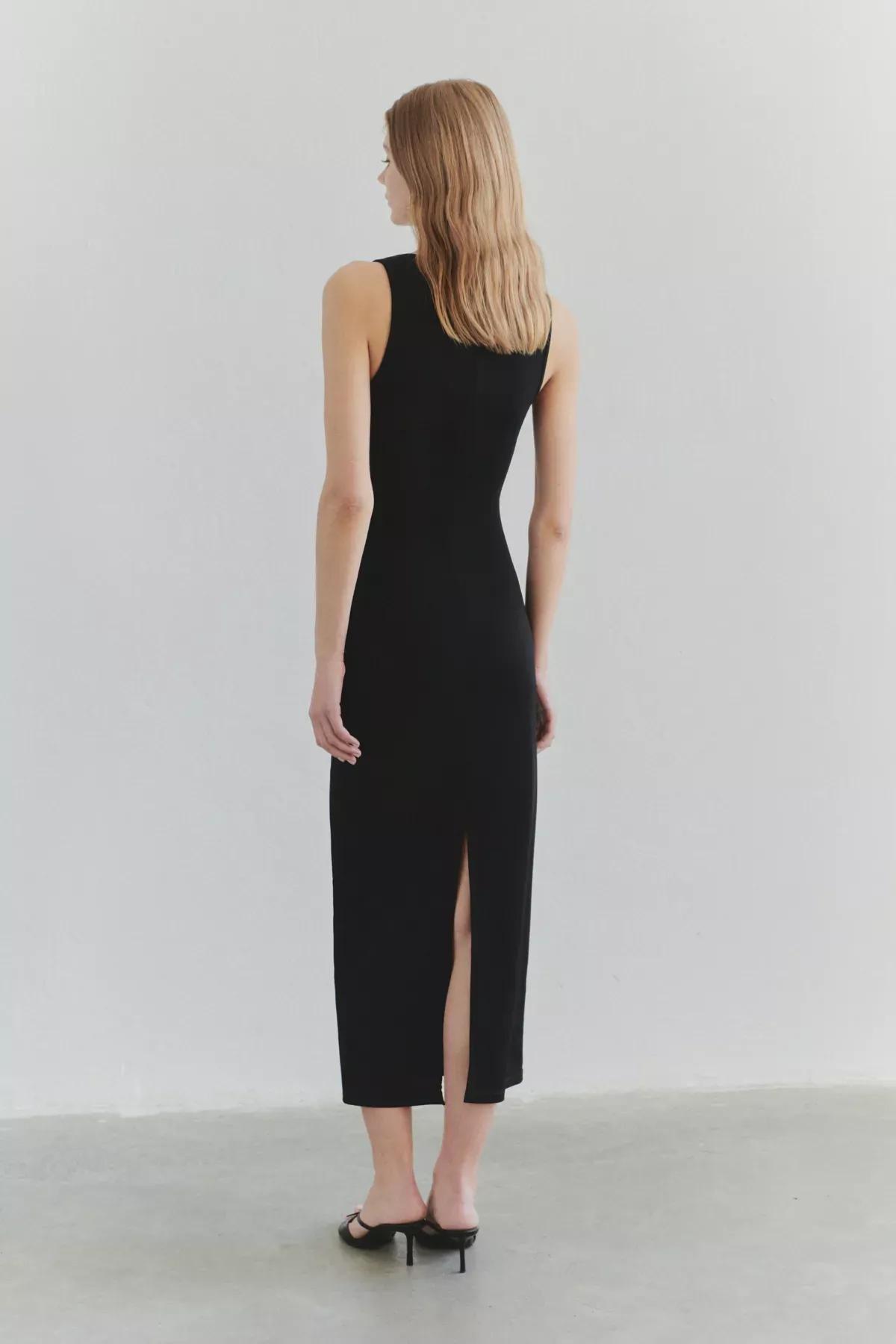 Black Limited Edition Bodycon Dress, BLACK, large image number 7