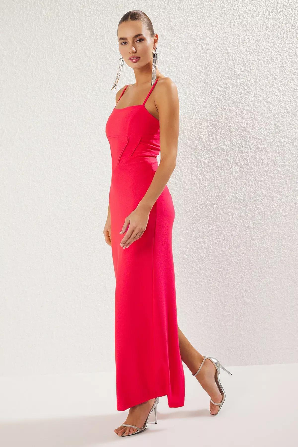 Pink Maxi Chic Occasionwear Dress, , large image number 0