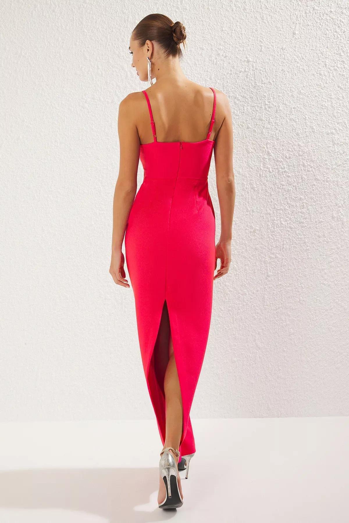 Pink Maxi Chic Occasionwear Dress, , large image number 1
