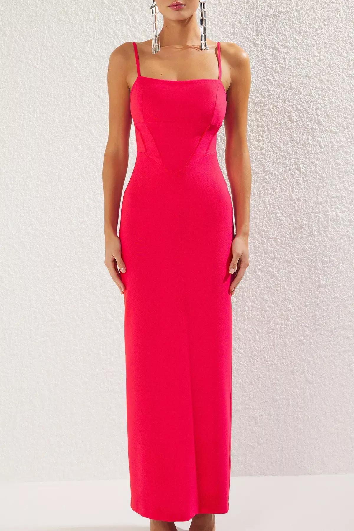 Pink Maxi Chic Occasionwear Dress, , large image number 2