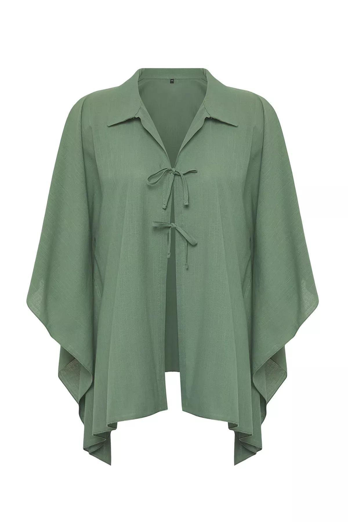 Green Flamed Beach Shirt, , large image number 4