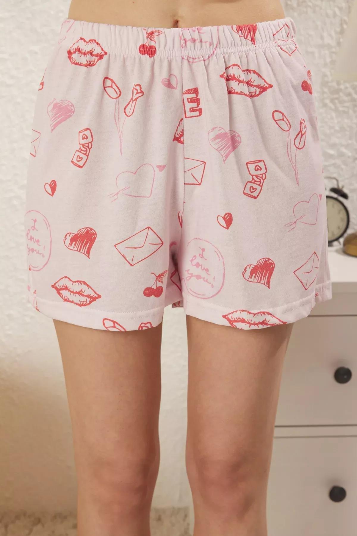 White-Multicolor Fun Pajama Set, , large image number 4