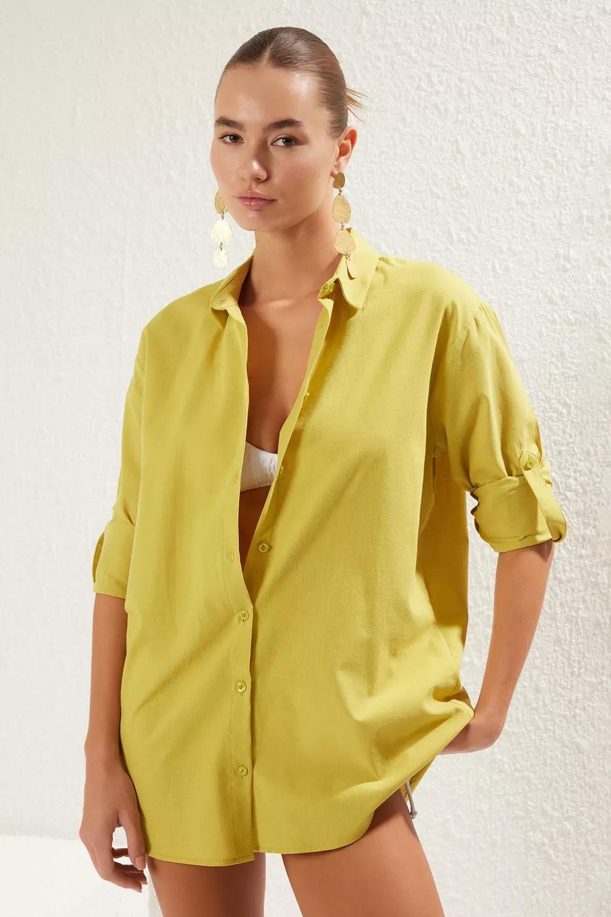 Green Beach Shirt, , large image number 1