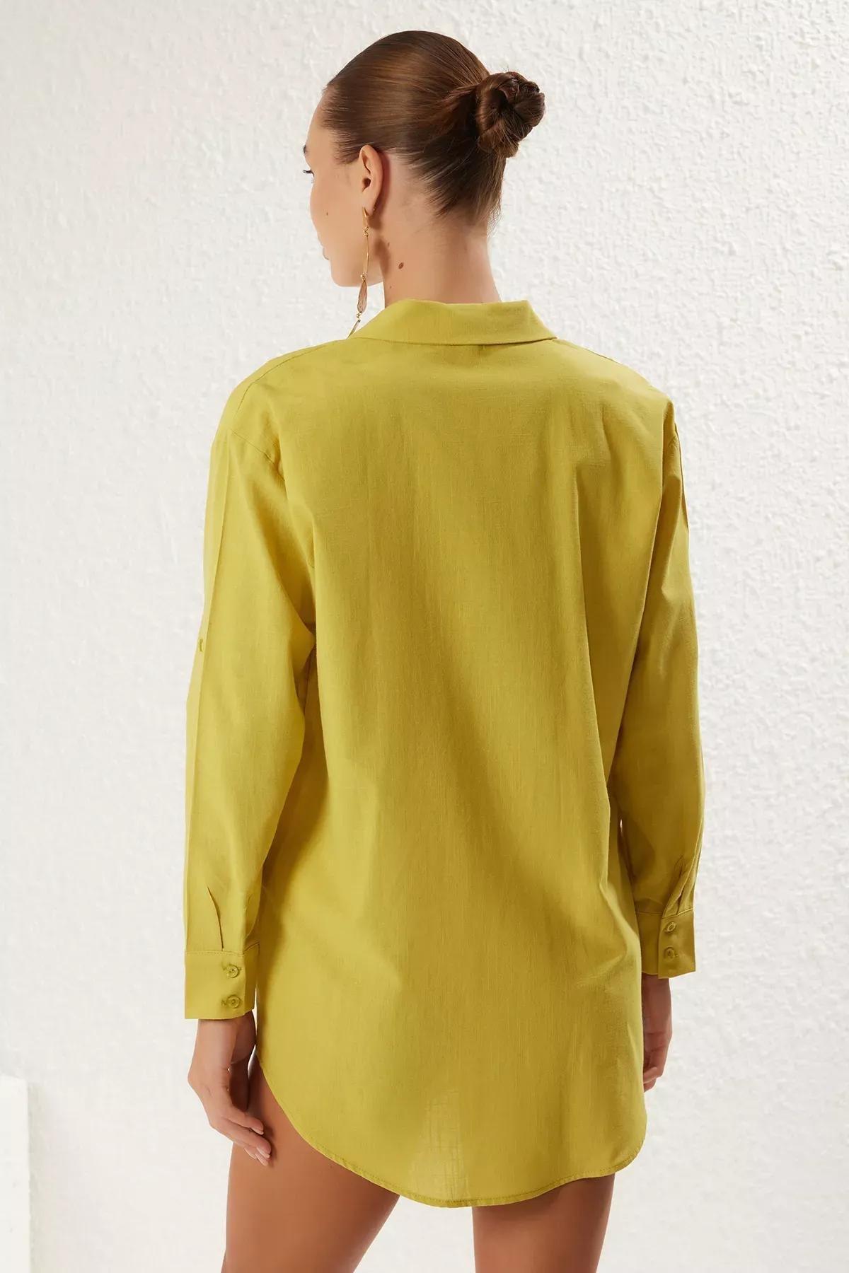 Green Beach Shirt, , large image number 4