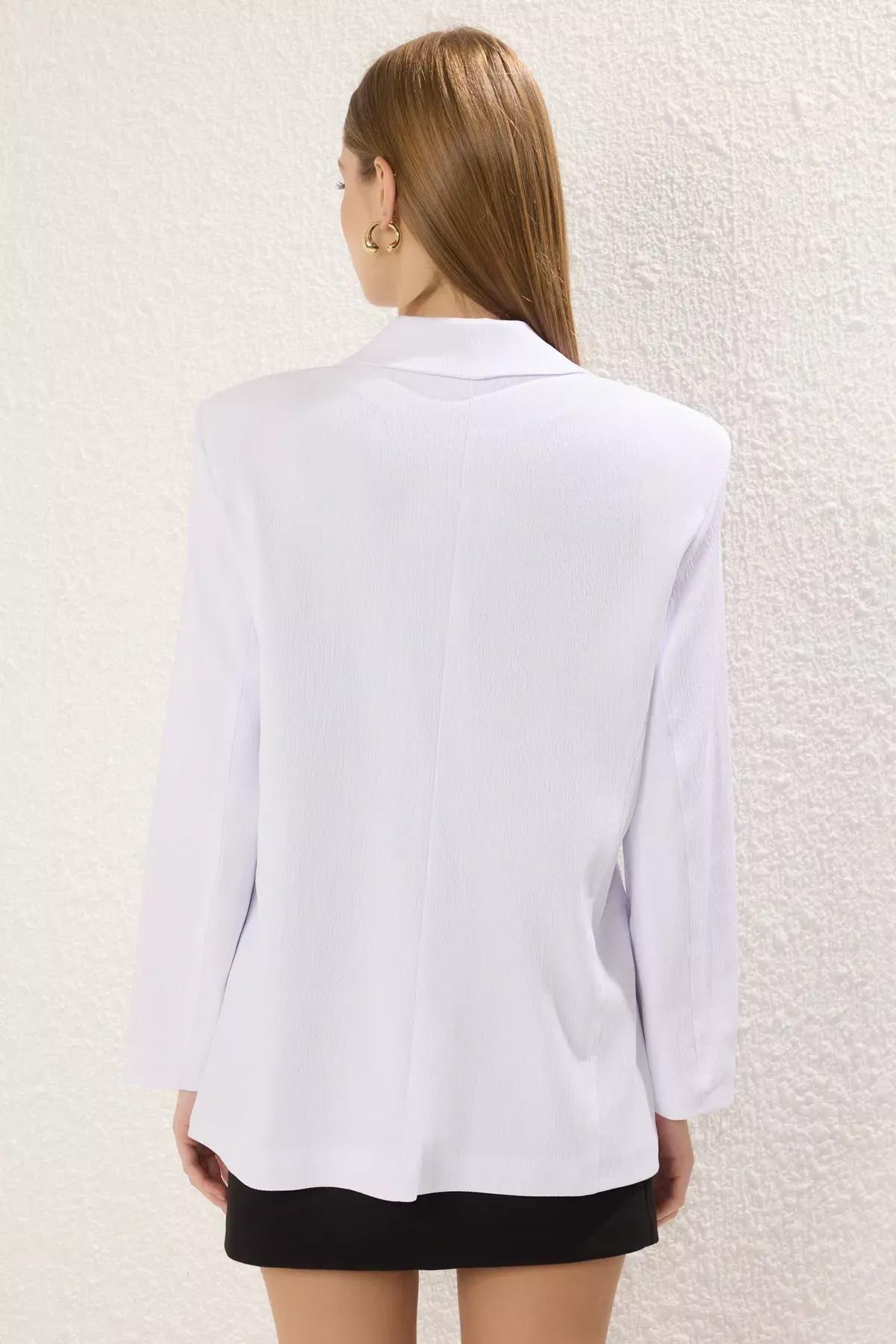 Padded Oversized Blazer, , large image number 4