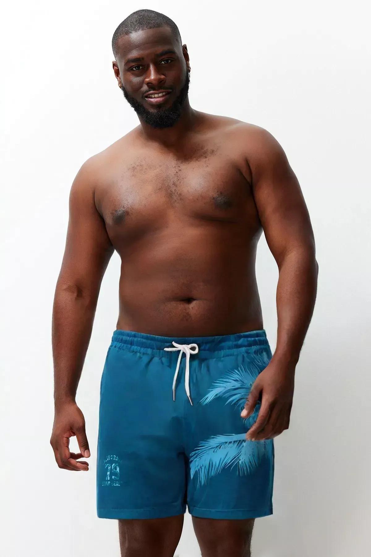 Plus-Size  Swimming Shorts, , large image number 1