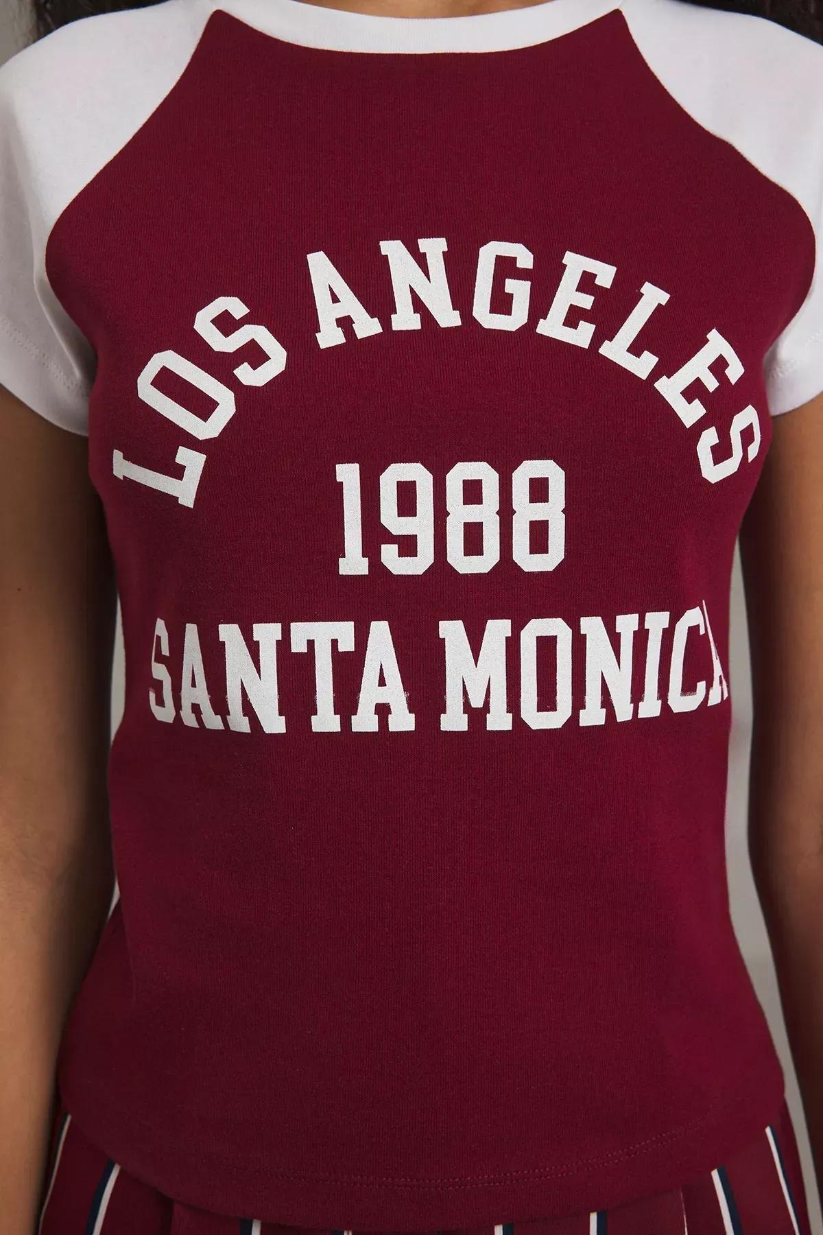 Red Slogan Fitted T-Shirt, , large image number 2