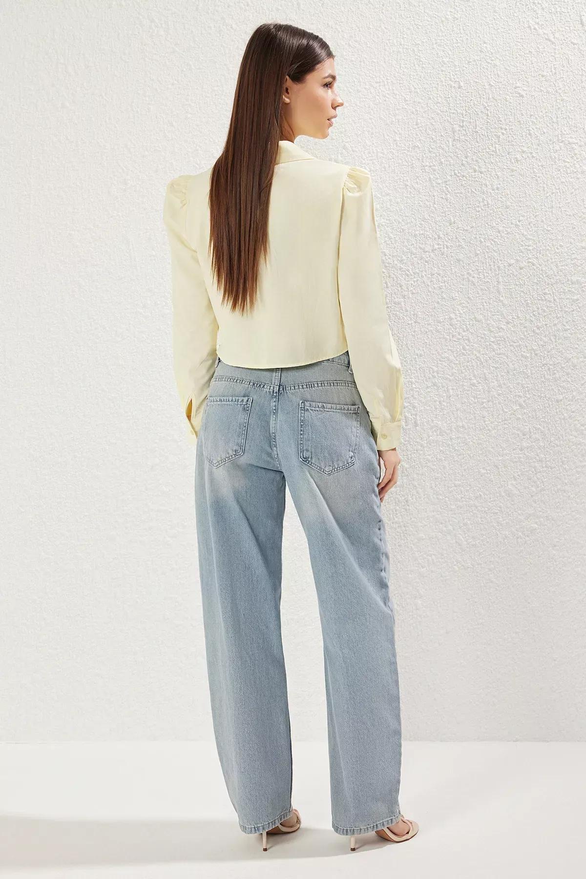 Blue Skater Baggy Jeans, , large image number 4