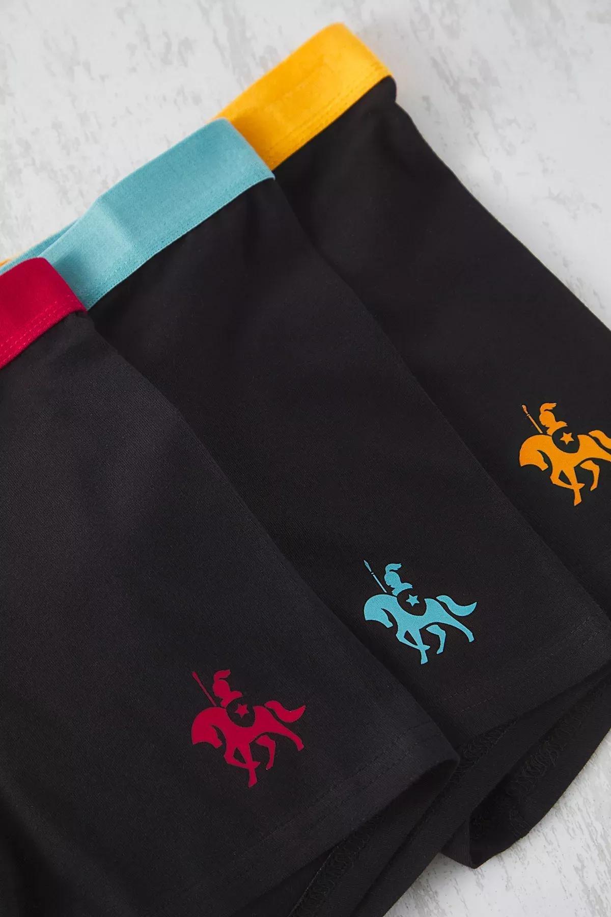 Black Boxers, set of 3, , large image number 1