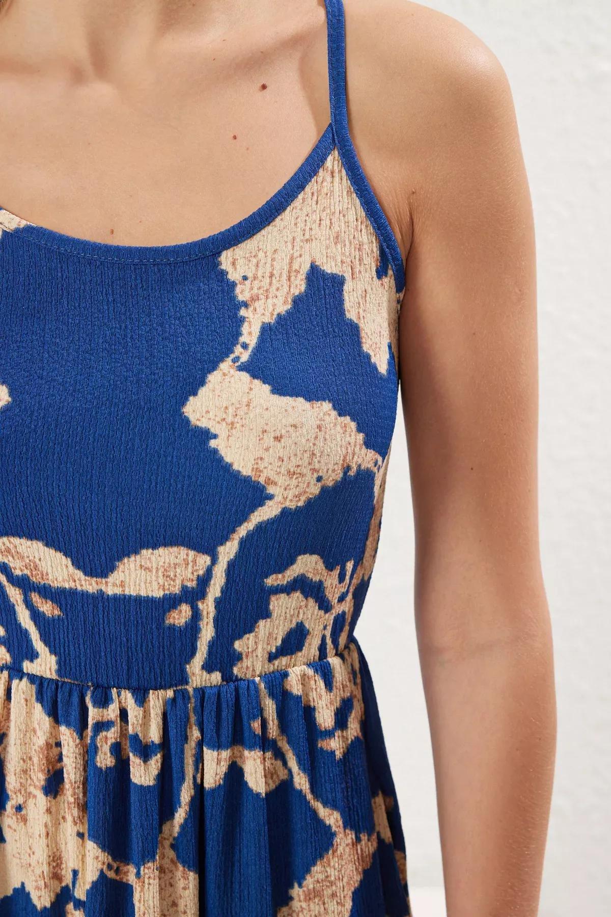 Printed Abstract Skater Maxi Dress, , large image number 3