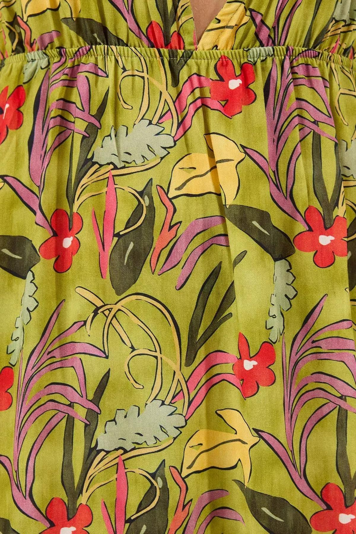 Multicolour Floral Maxi Dress, Very colorful, large image number 2