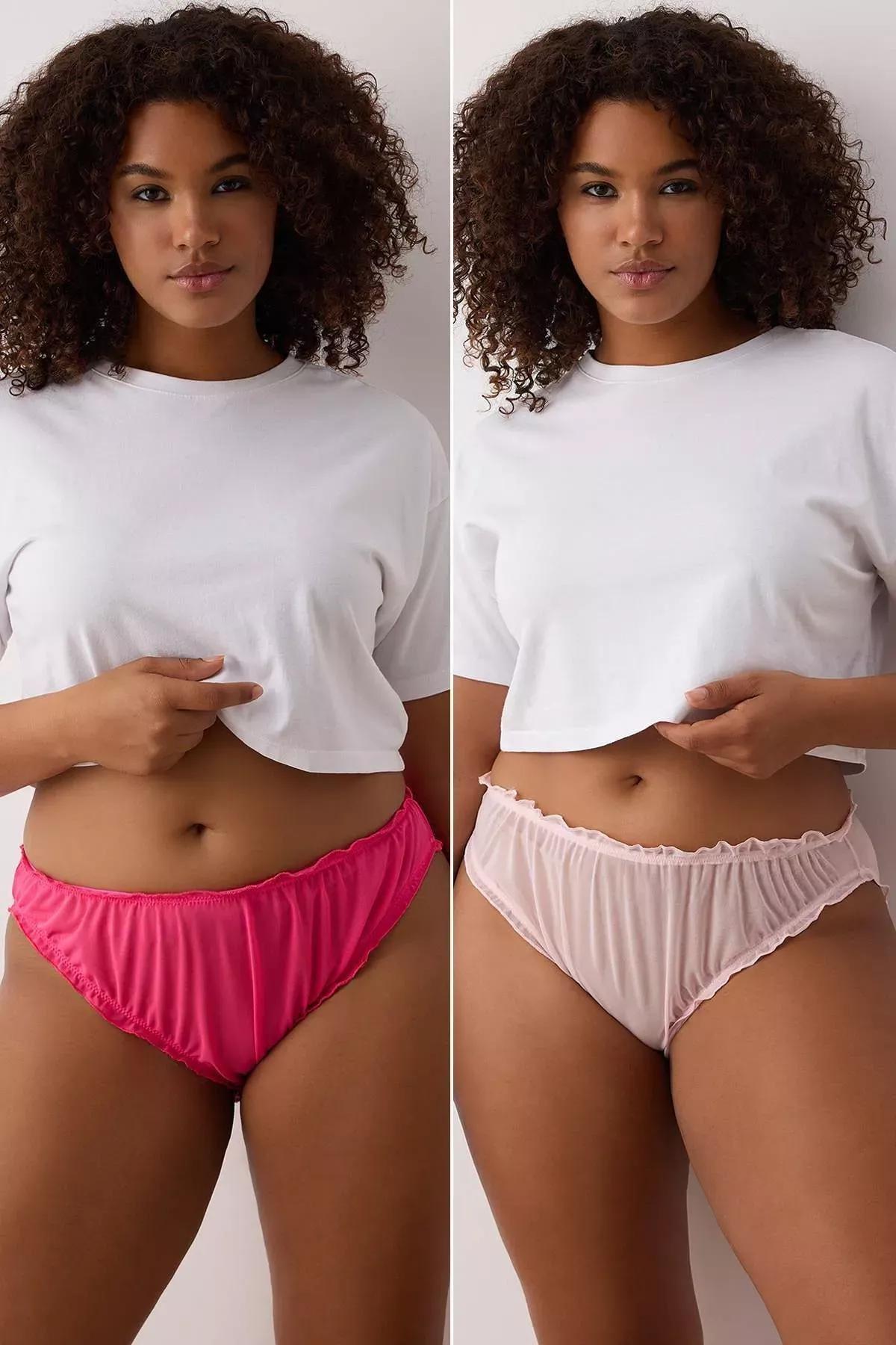 Purple-Pink Tulle Panty, set of 2, C101_5229, large image number 1